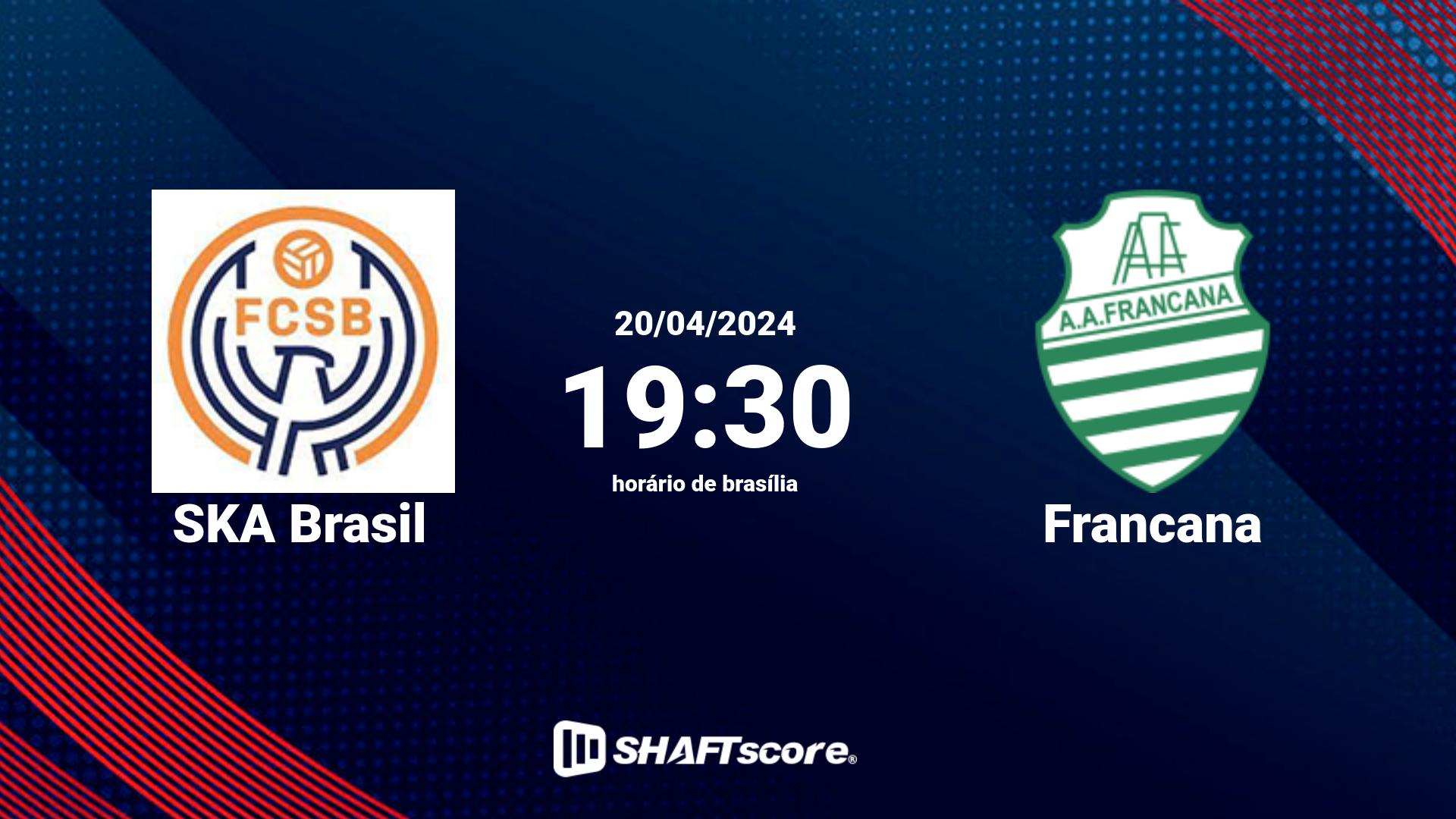 Estatísticas do jogo SKA Brasil vs Francana 20.04 19:30