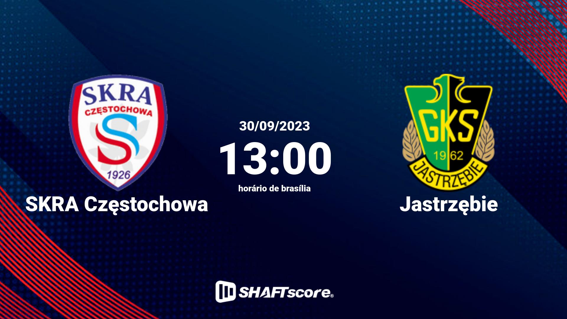 Estatísticas do jogo SKRA Częstochowa vs Jastrzębie 30.09 13:00