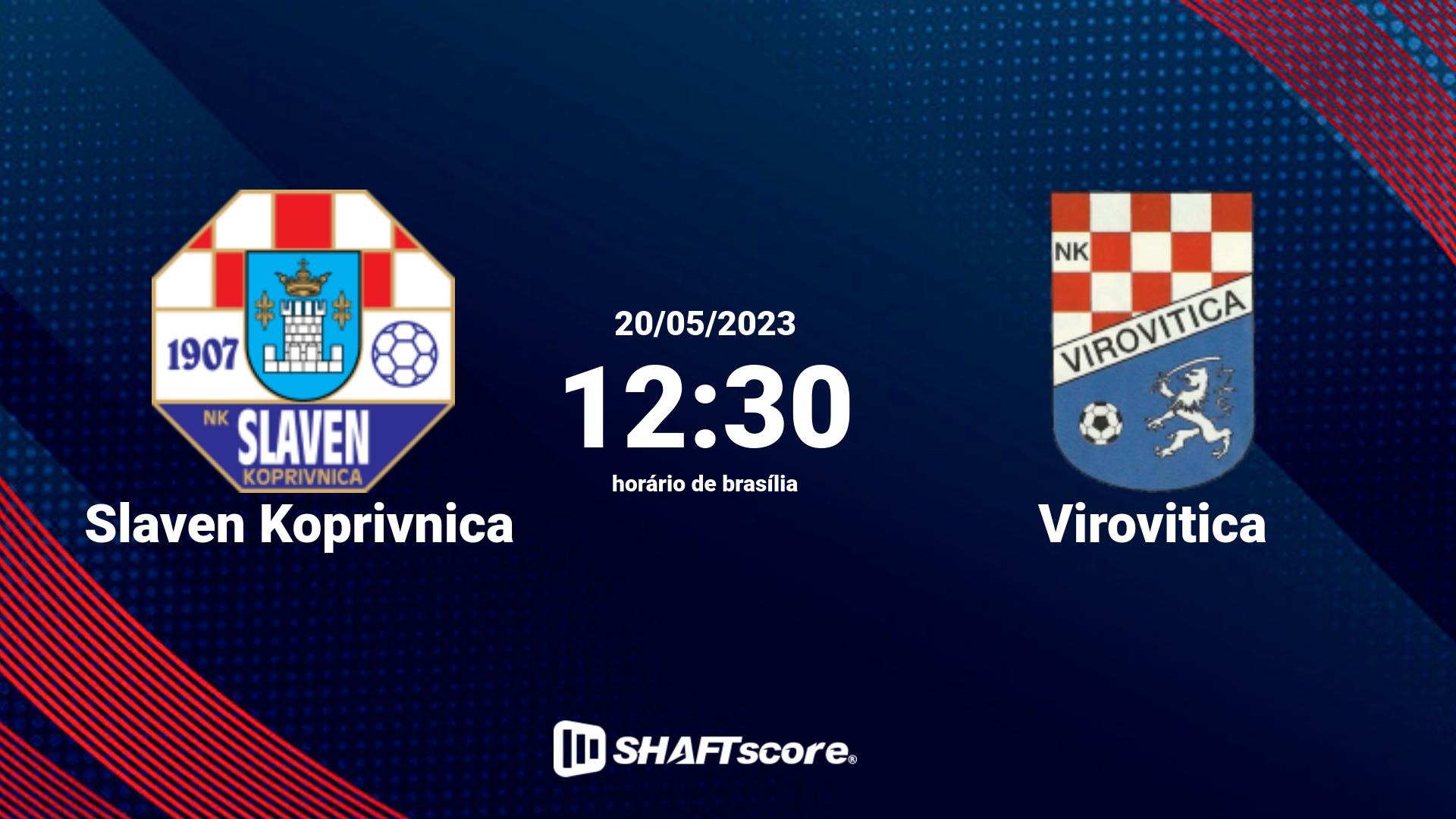 Estatísticas do jogo Slaven Koprivnica vs Virovitica 20.05 12:30