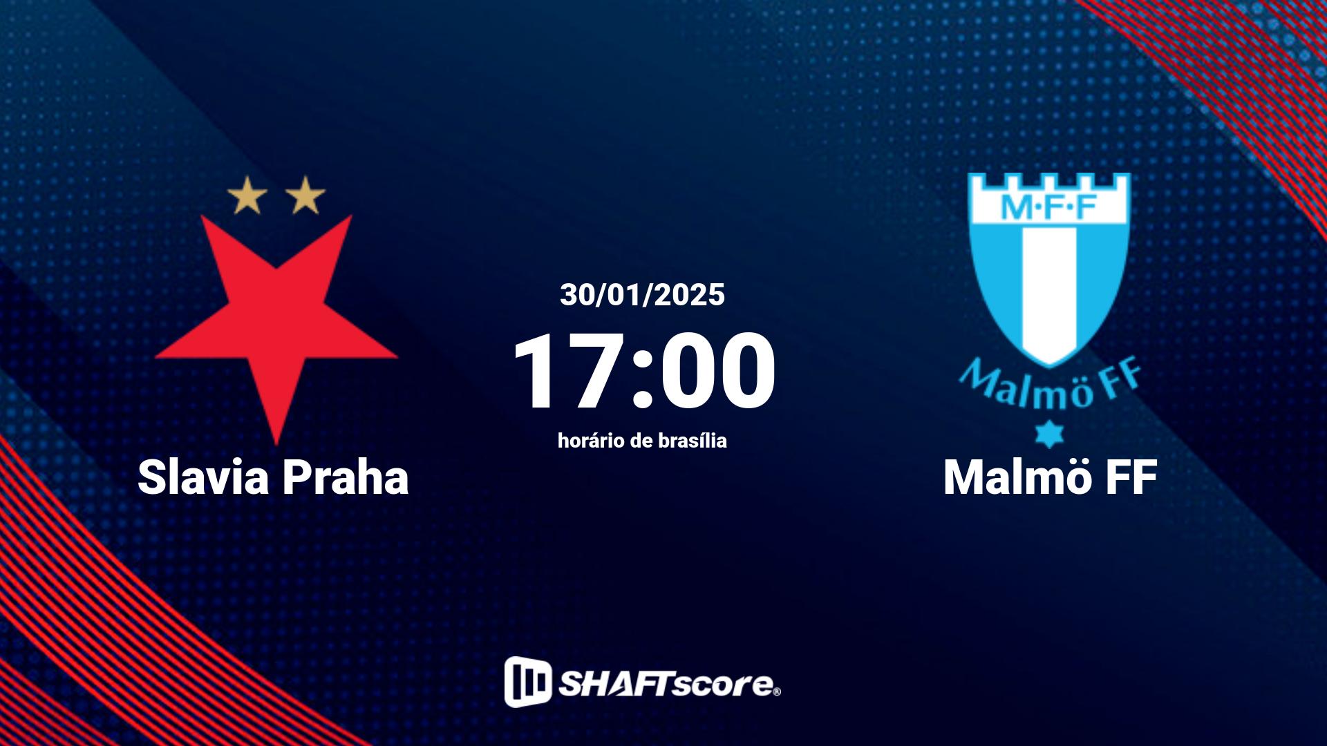 Estatísticas do jogo Slavia Praha vs Malmö FF 30.01 17:00