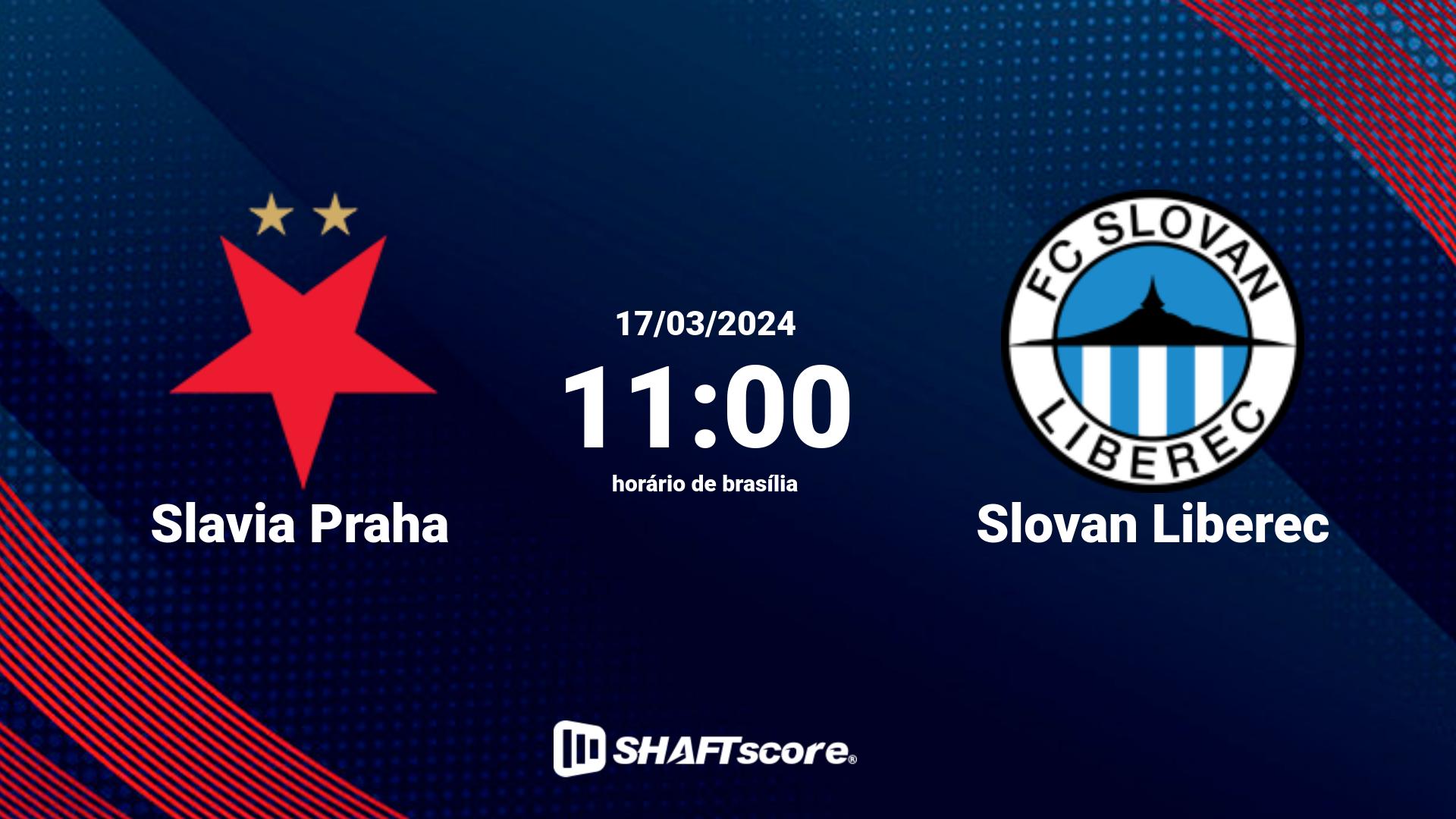 Estatísticas do jogo Slavia Praha vs Slovan Liberec 17.03 11:00