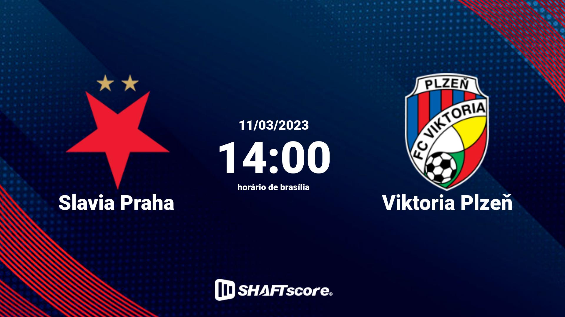 Estatísticas do jogo Slavia Praha vs Viktoria Plzeň 11.03 14:00