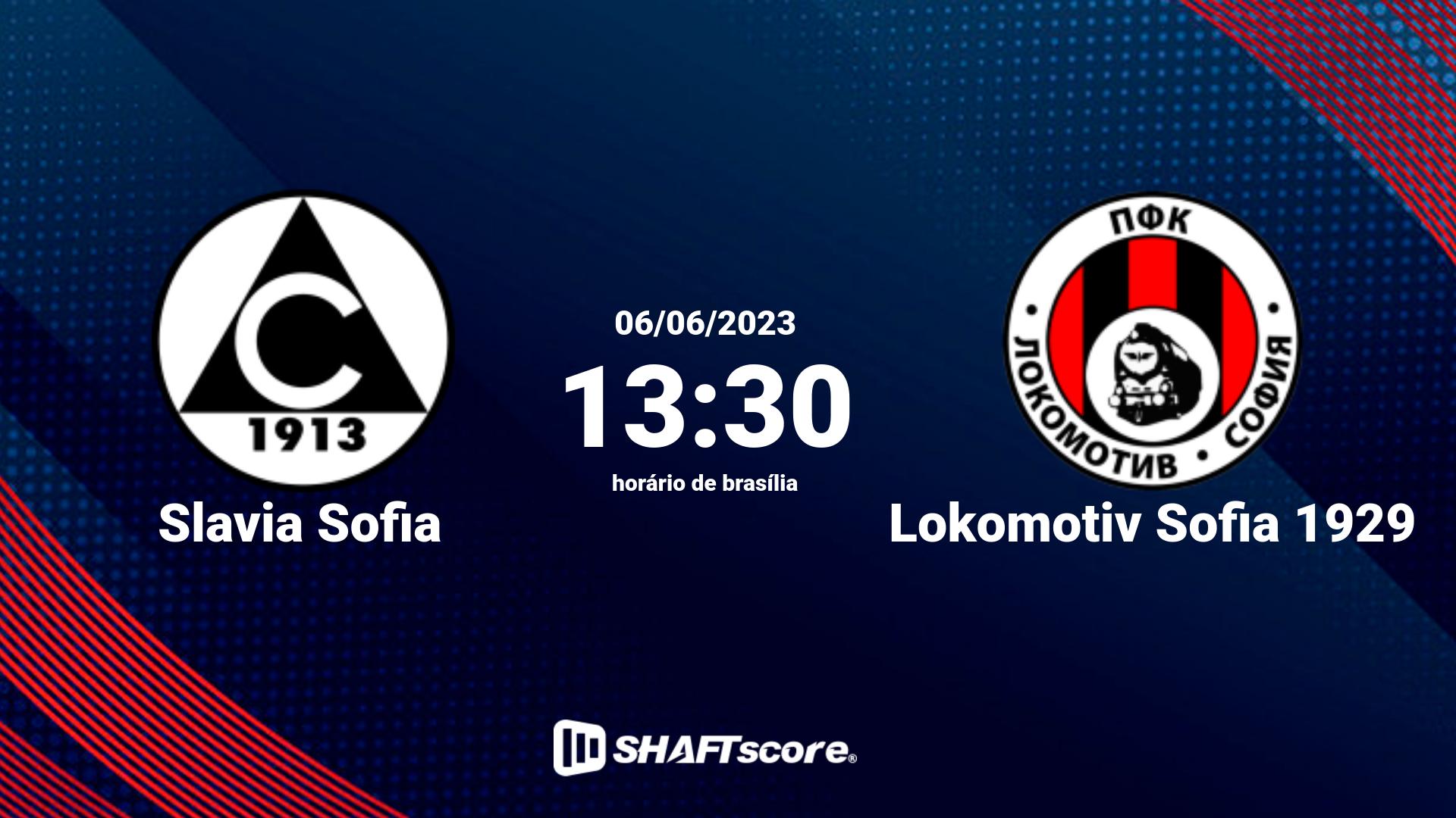 Estatísticas do jogo Slavia Sofia vs Lokomotiv Sofia 1929 06.06 13:30