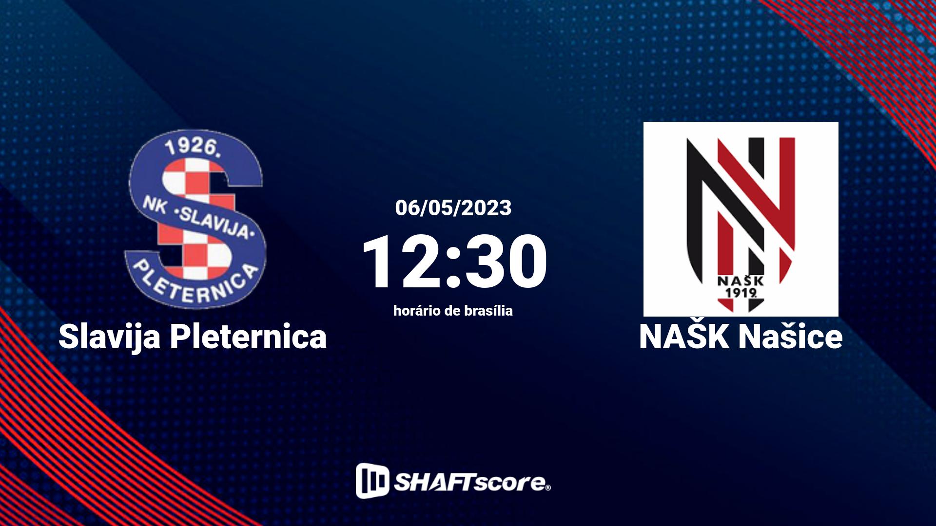 Estatísticas do jogo Slavija Pleternica vs NAŠK Našice 06.05 12:30