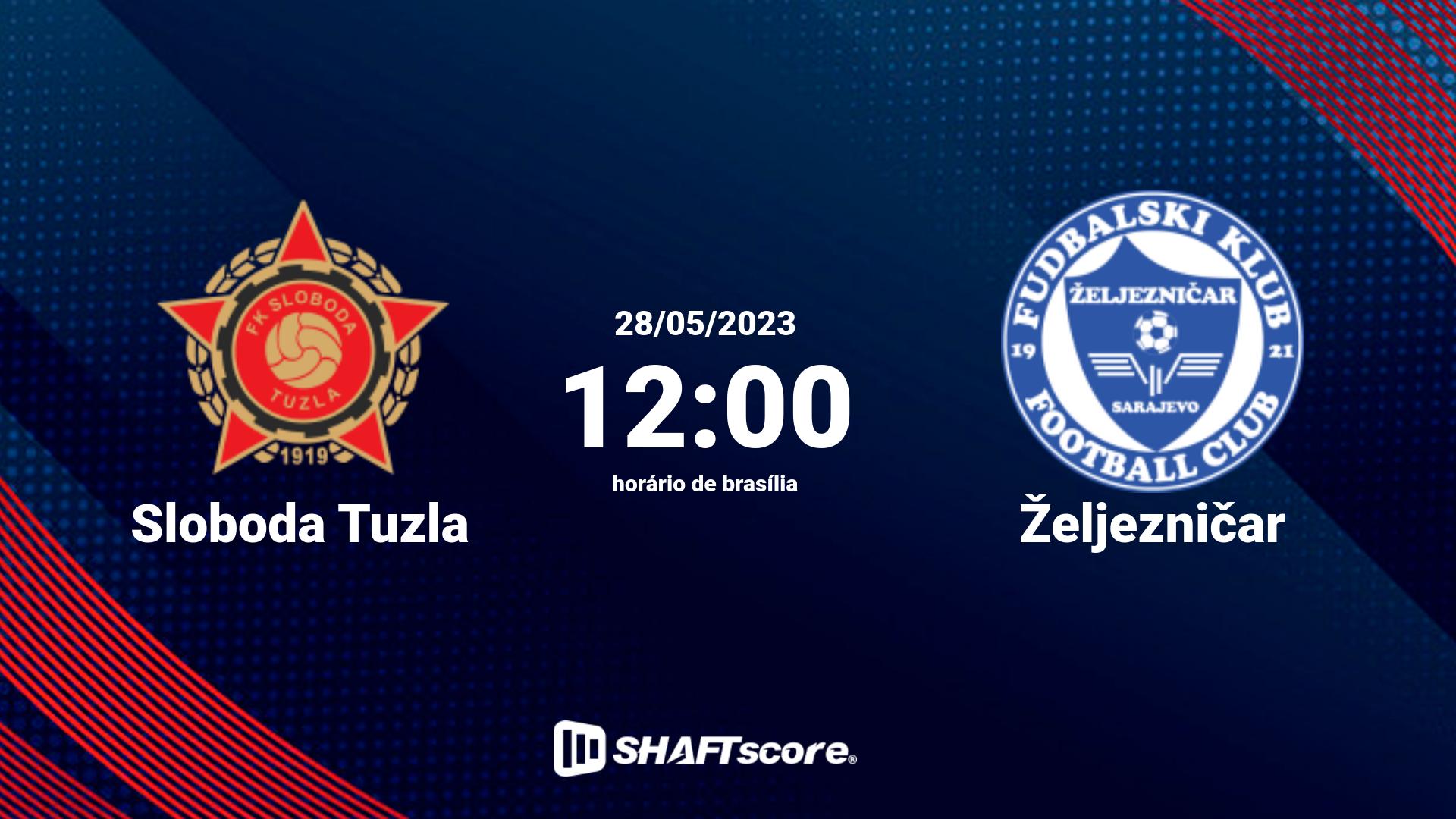 Estatísticas do jogo Sloboda Tuzla vs Željezničar 28.05 12:00