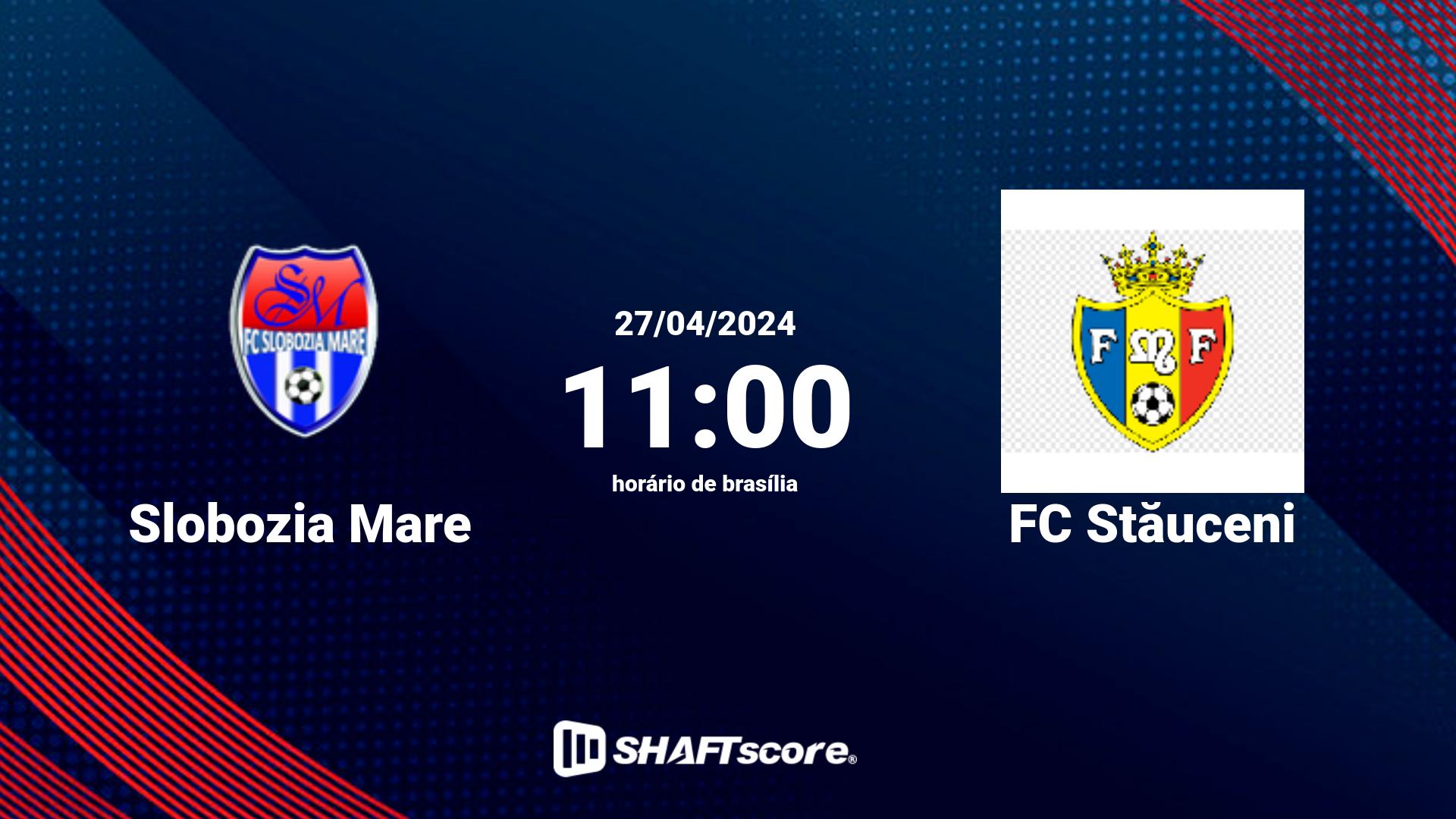 Estatísticas do jogo Slobozia Mare vs FC Stăuceni 27.04 11:00