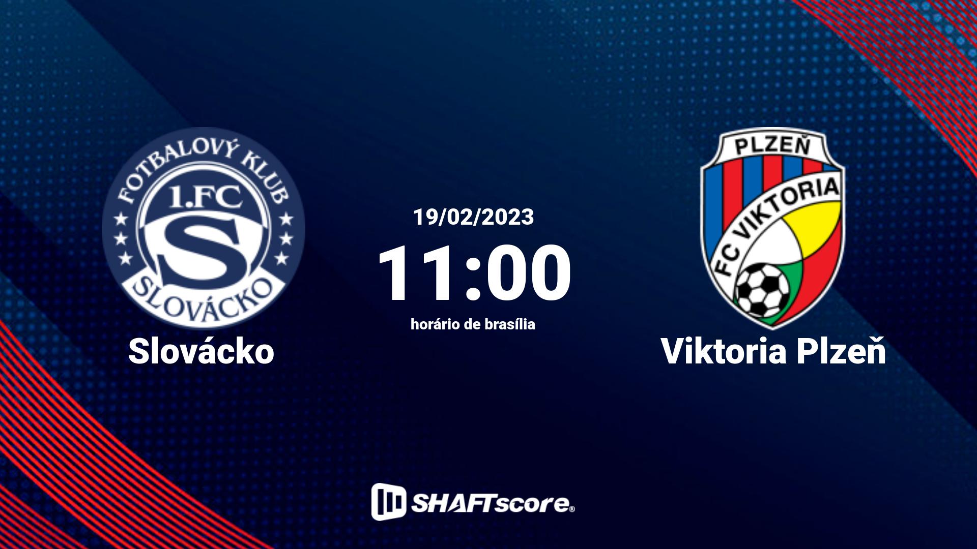 Estatísticas do jogo Slovácko vs Viktoria Plzeň 19.02 11:00