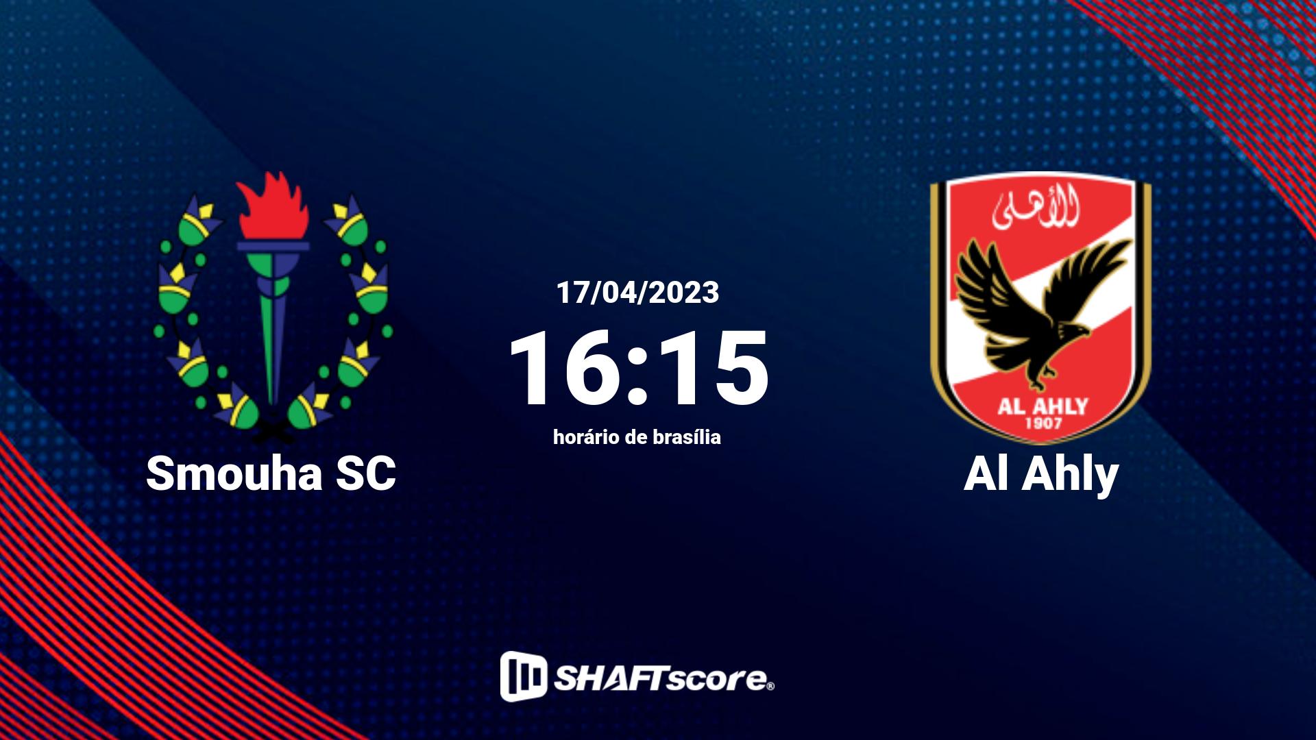 Estatísticas do jogo Smouha SC vs Al Ahly 17.04 16:15