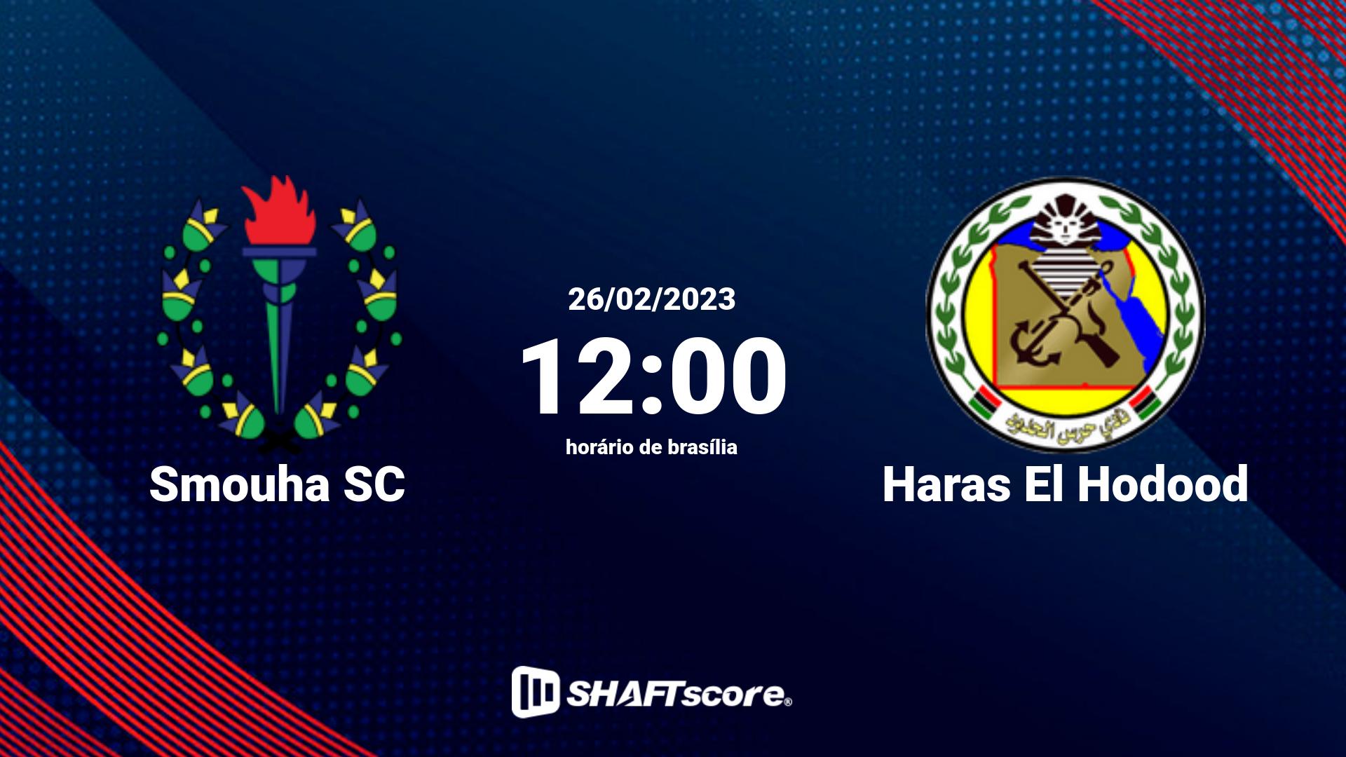 Estatísticas do jogo Smouha SC vs Haras El Hodood 26.02 12:00