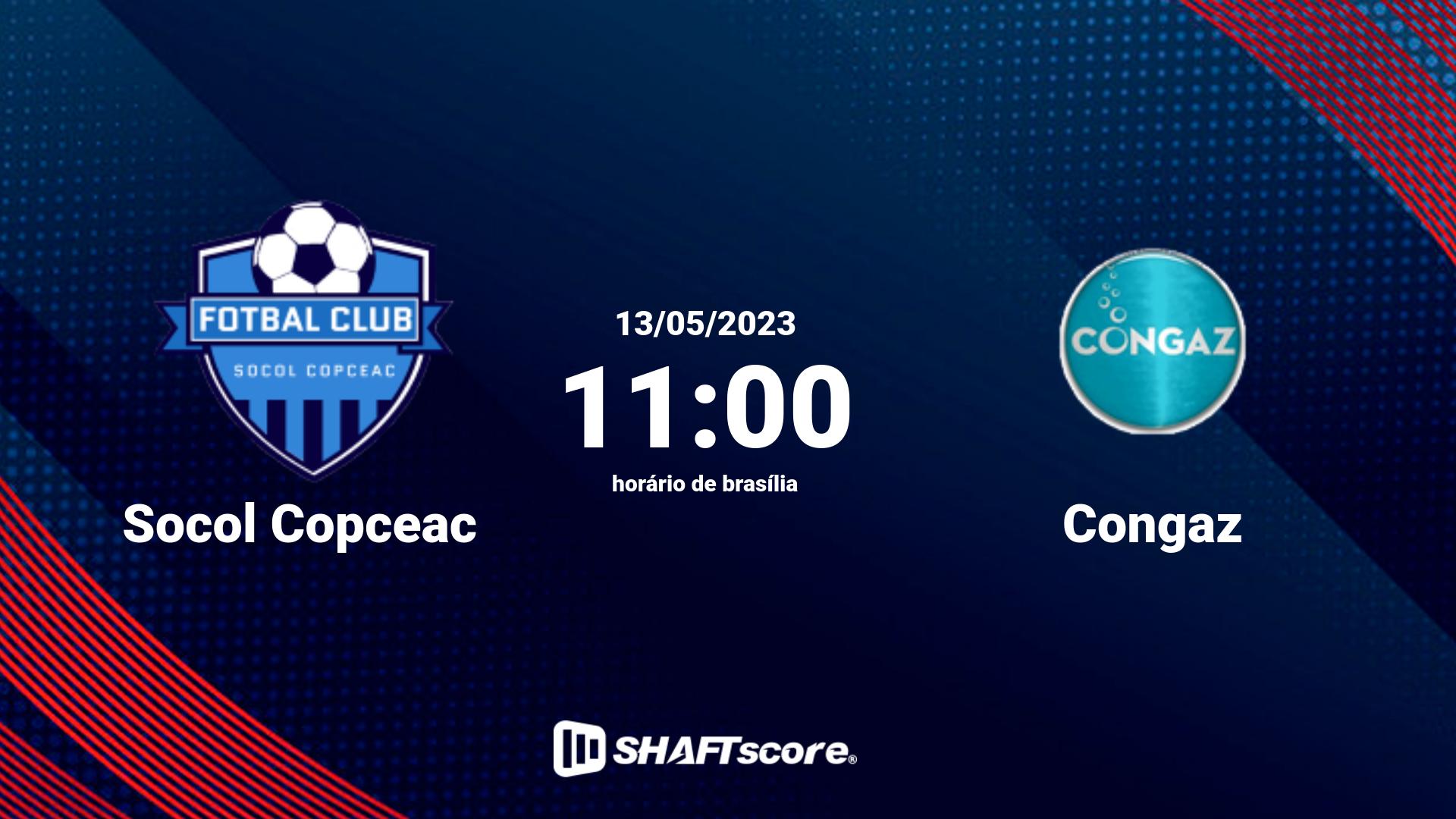 Estatísticas do jogo Socol Copceac vs Congaz 13.05 11:00