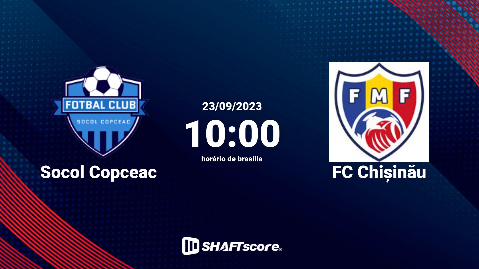 Estatísticas do jogo Socol Copceac vs FC Chișinău 23.09 10:00