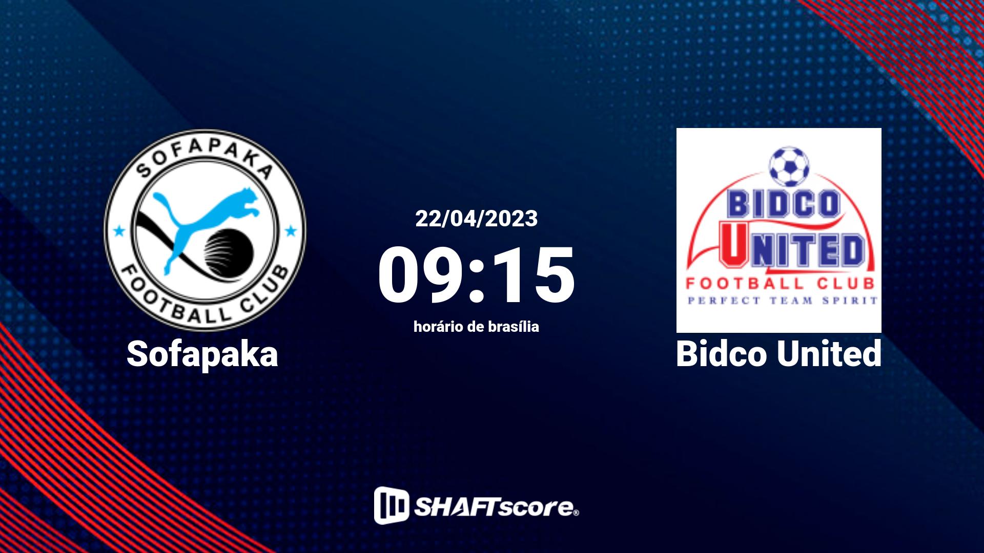 Estatísticas do jogo Sofapaka vs Bidco United 22.04 09:15