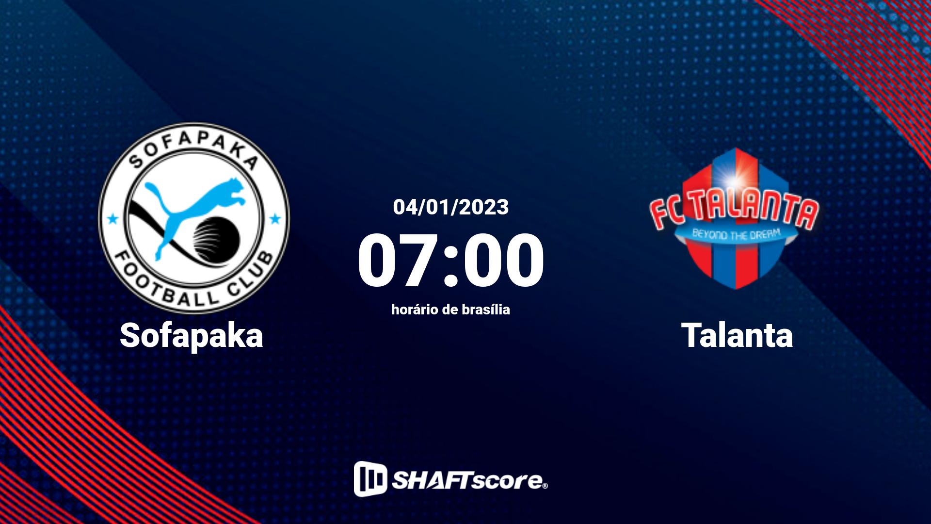 Estatísticas do jogo Sofapaka vs Talanta 04.01 07:00