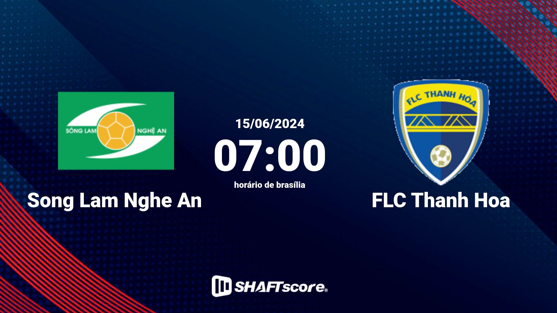 Estatísticas do jogo Song Lam Nghe An vs FLC Thanh Hoa 15.06 07:00