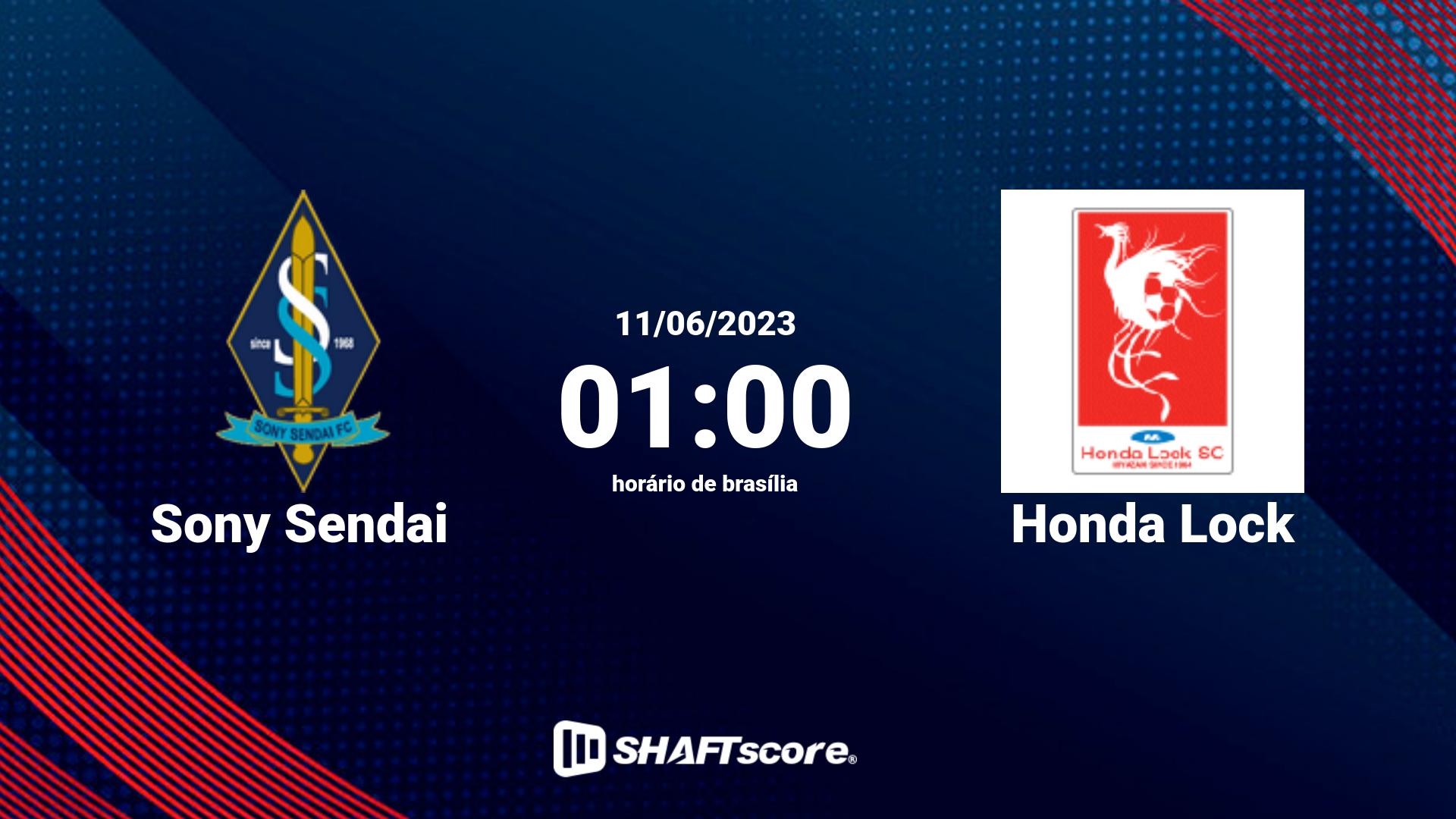 Estatísticas do jogo Sony Sendai vs Honda Lock 11.06 01:00