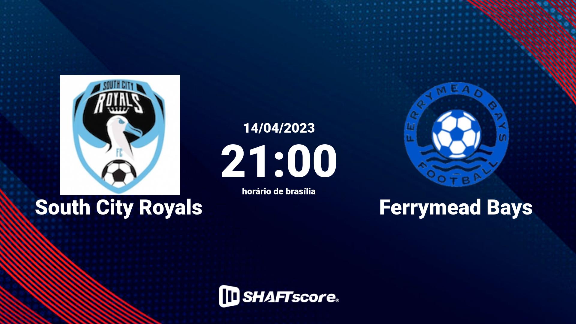 Estatísticas do jogo South City Royals vs Ferrymead Bays 14.04 21:00