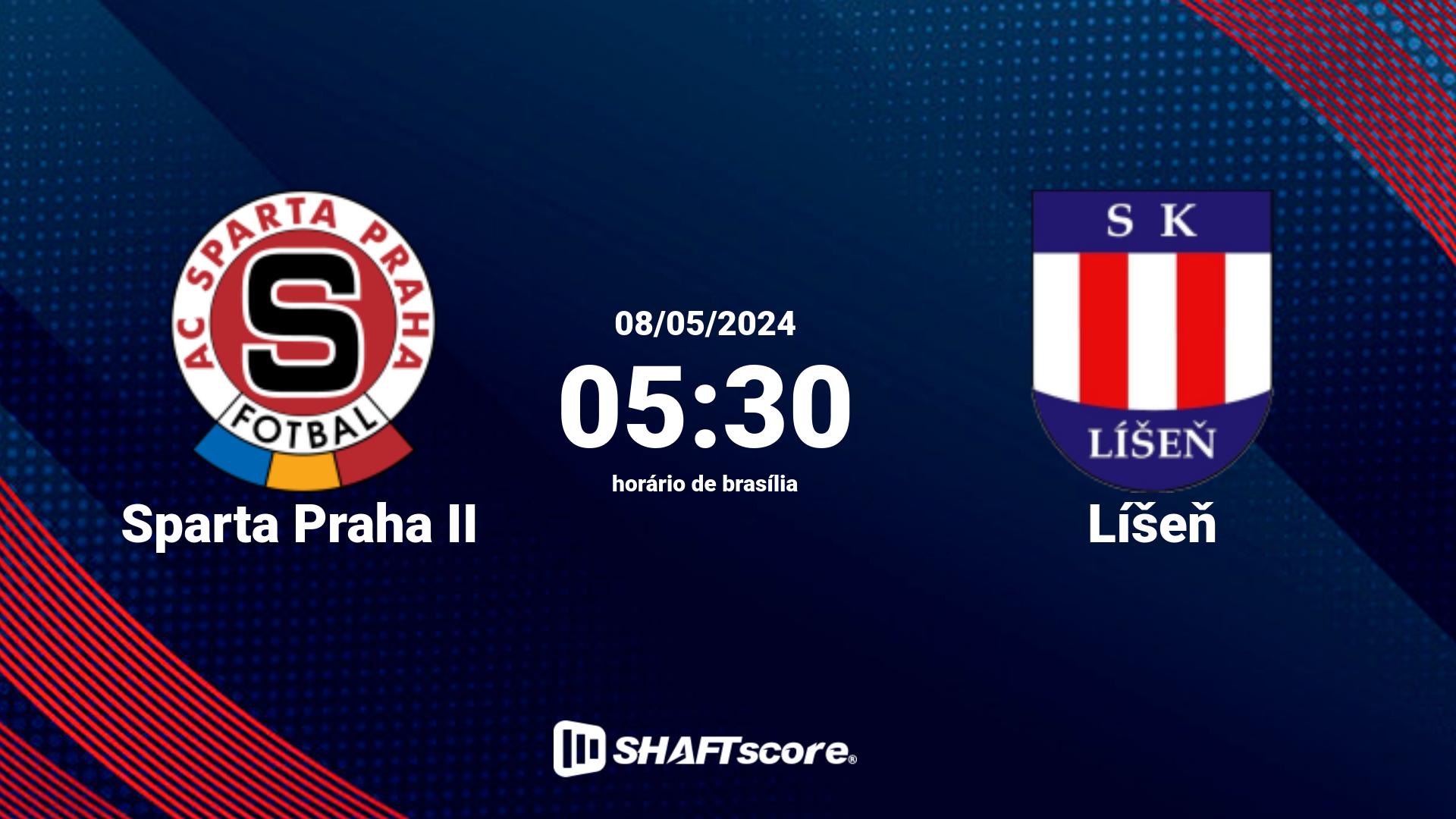 Estatísticas do jogo Sparta Praha II vs Líšeň 08.05 05:30