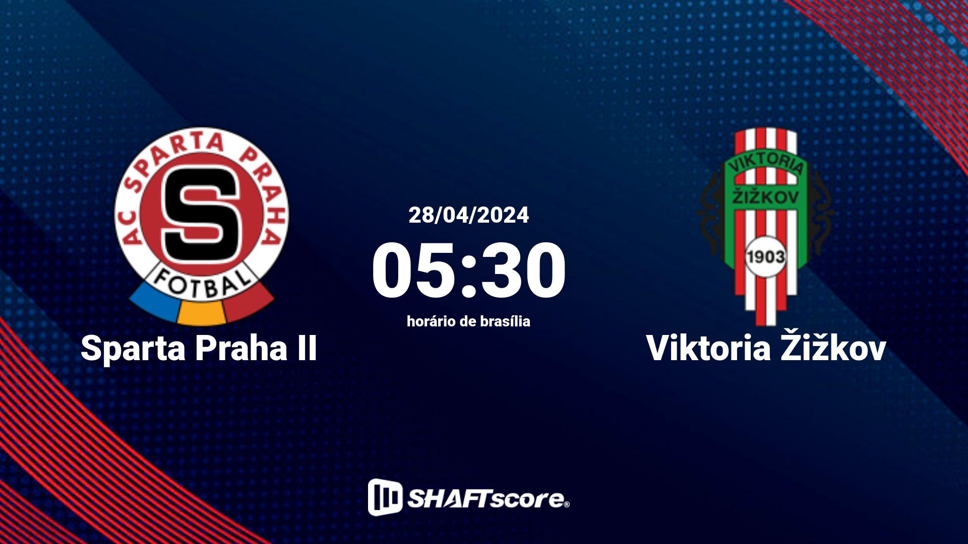 Estatísticas do jogo Sparta Praha II vs Viktoria Žižkov 28.04 05:30