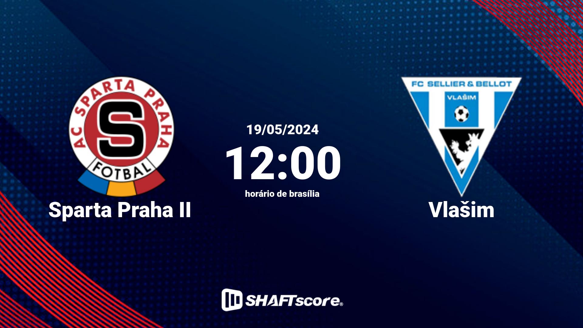 Estatísticas do jogo Sparta Praha II vs Vlašim 19.05 12:00