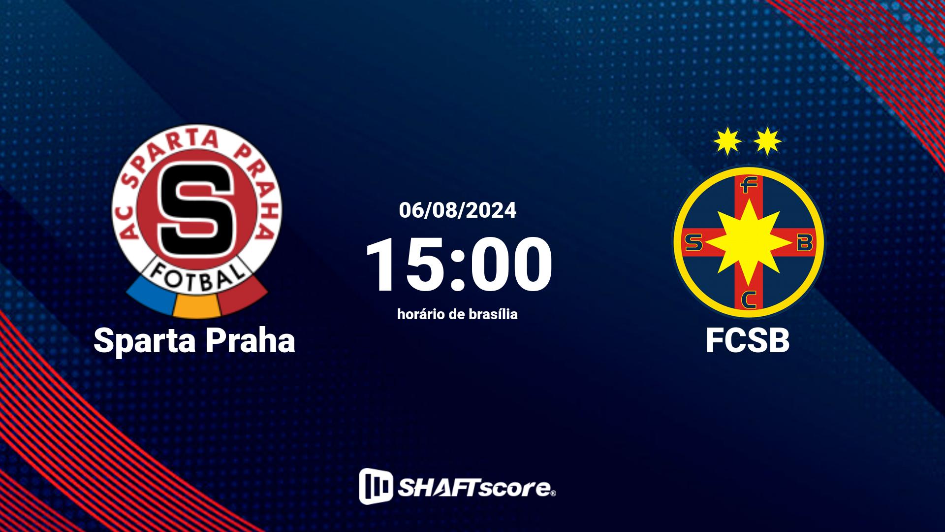 Estatísticas do jogo Sparta Praha vs FCSB 06.08 15:00