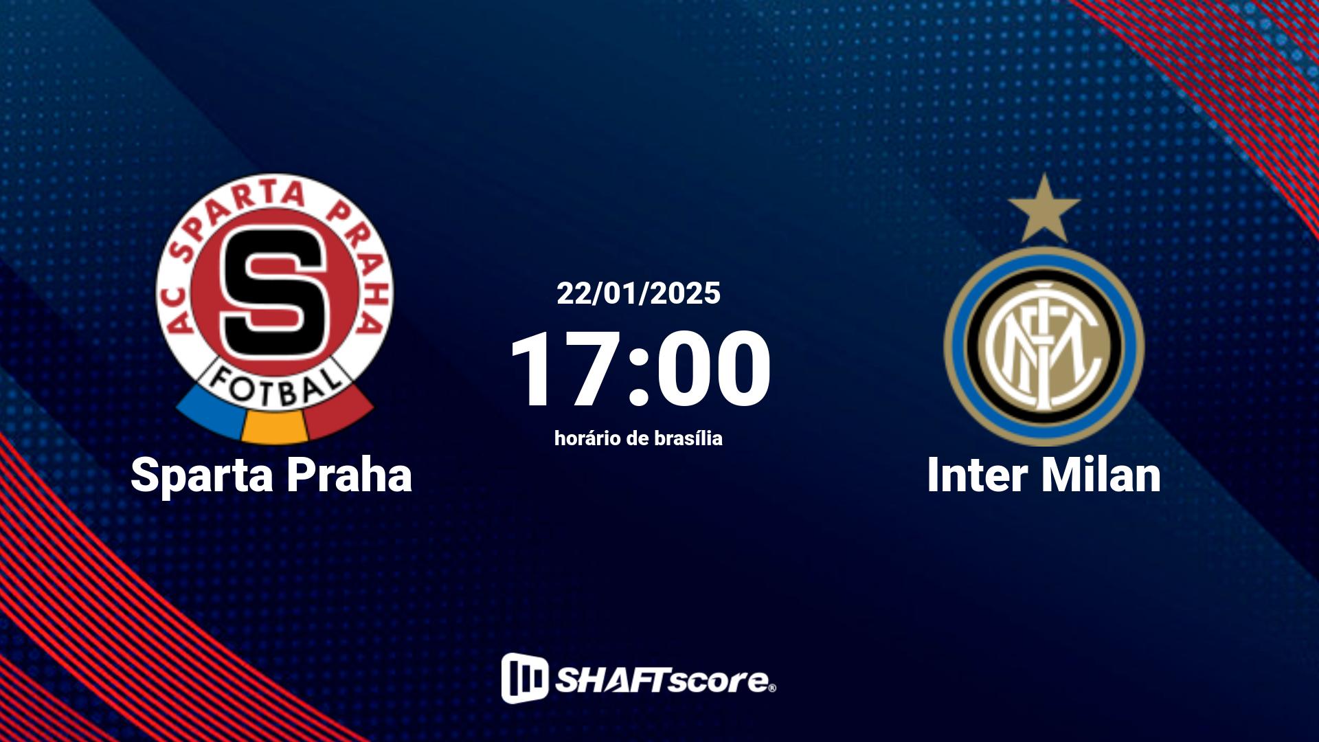 Estatísticas do jogo Sparta Praha vs Inter Milan 22.01 17:00