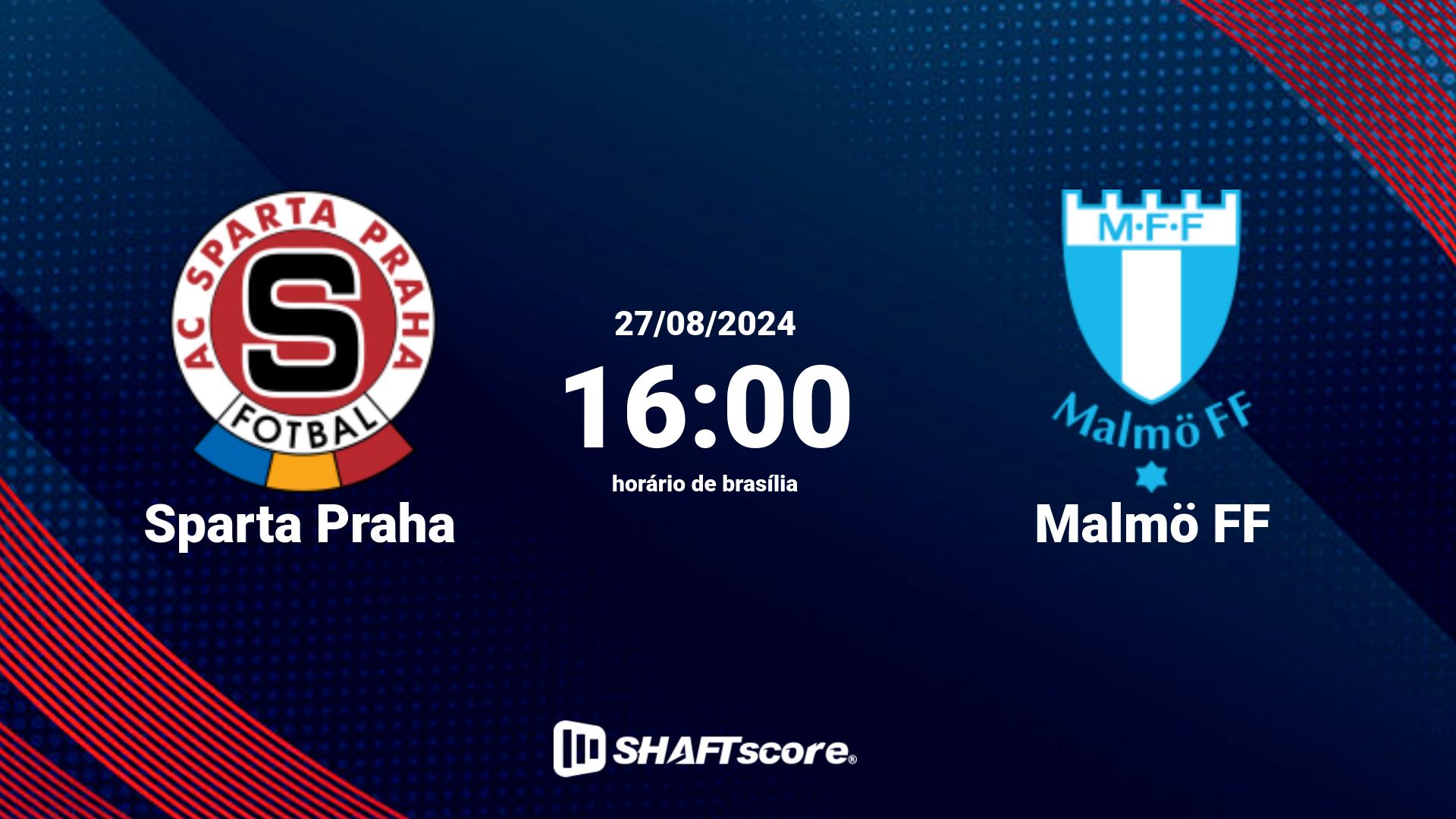 Estatísticas do jogo Sparta Praha vs Malmö FF 27.08 16:00