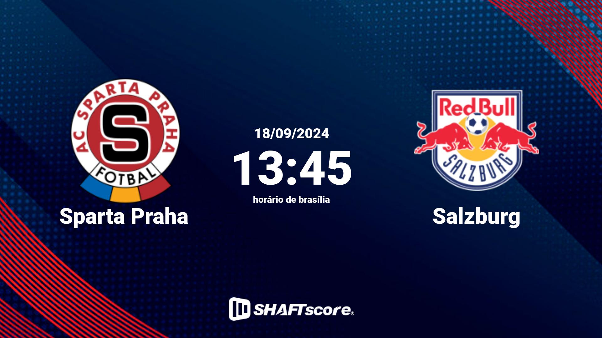 Estatísticas do jogo Sparta Praha vs Salzburg 18.09 13:45