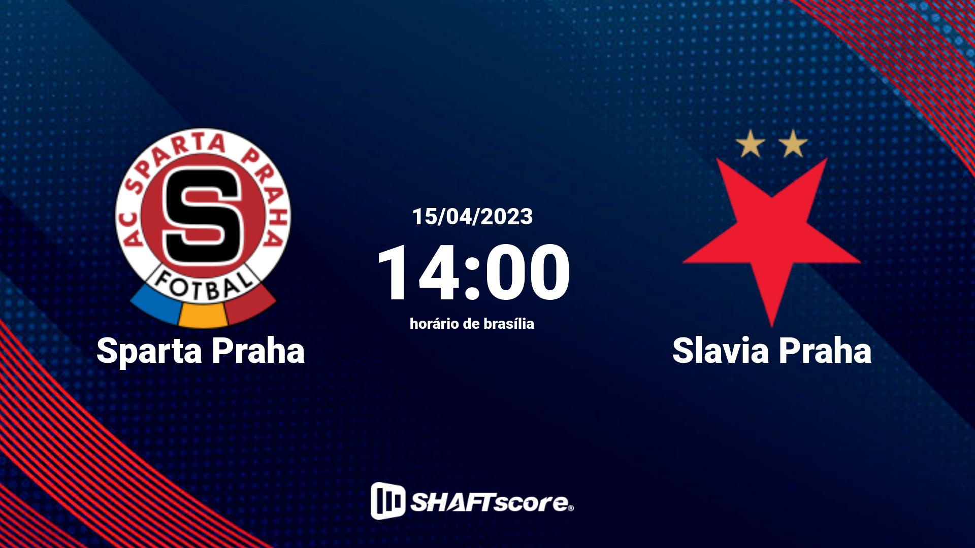 Estatísticas do jogo Sparta Praha vs Slavia Praha 15.04 14:00