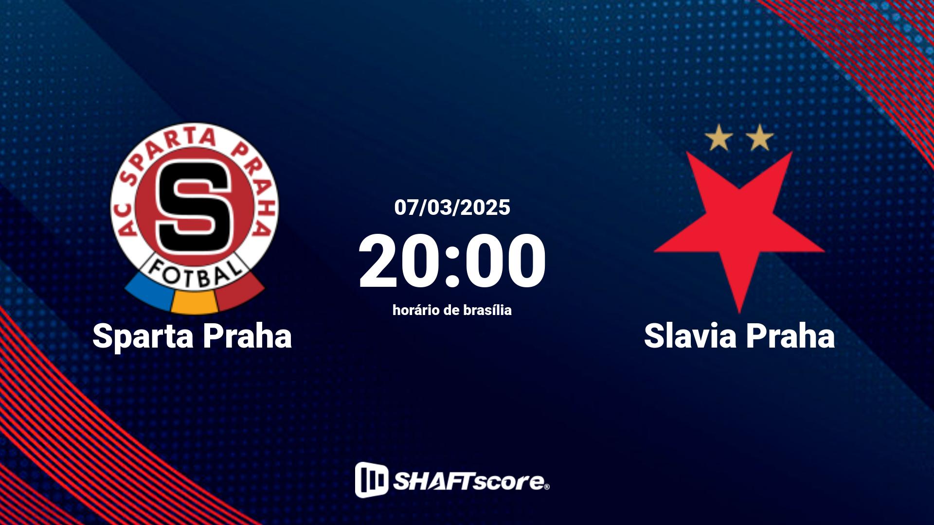 Estatísticas do jogo Sparta Praha vs Slavia Praha 07.03 20:00