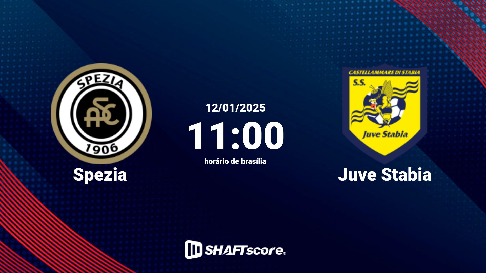 Estatísticas do jogo Spezia vs Juve Stabia 12.01 11:00