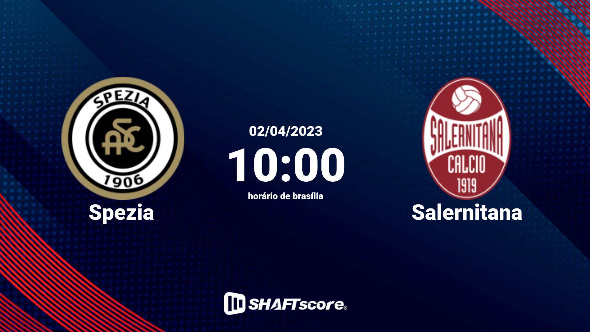 Estatísticas do jogo Spezia vs Salernitana 02.04 10:00