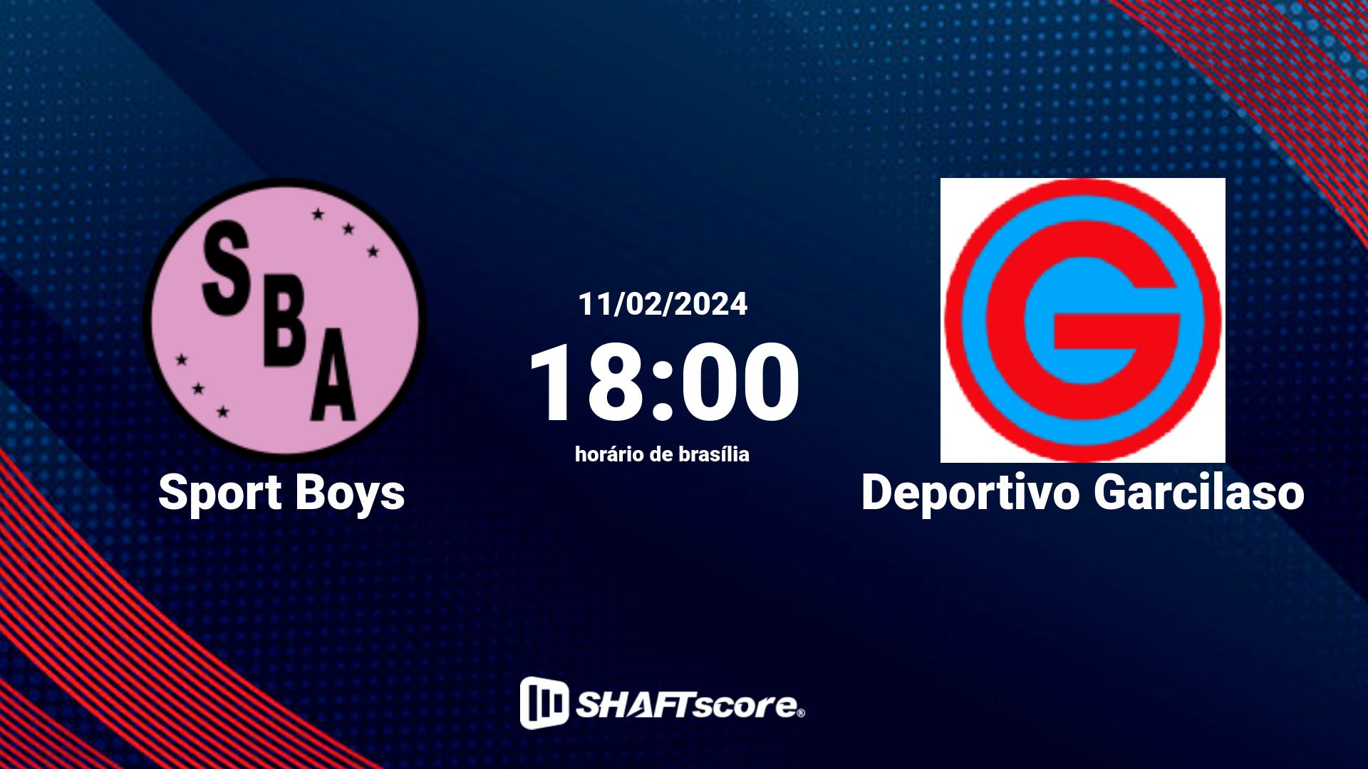 Estatísticas do jogo Sport Boys vs Deportivo Garcilaso 11.02 18:00