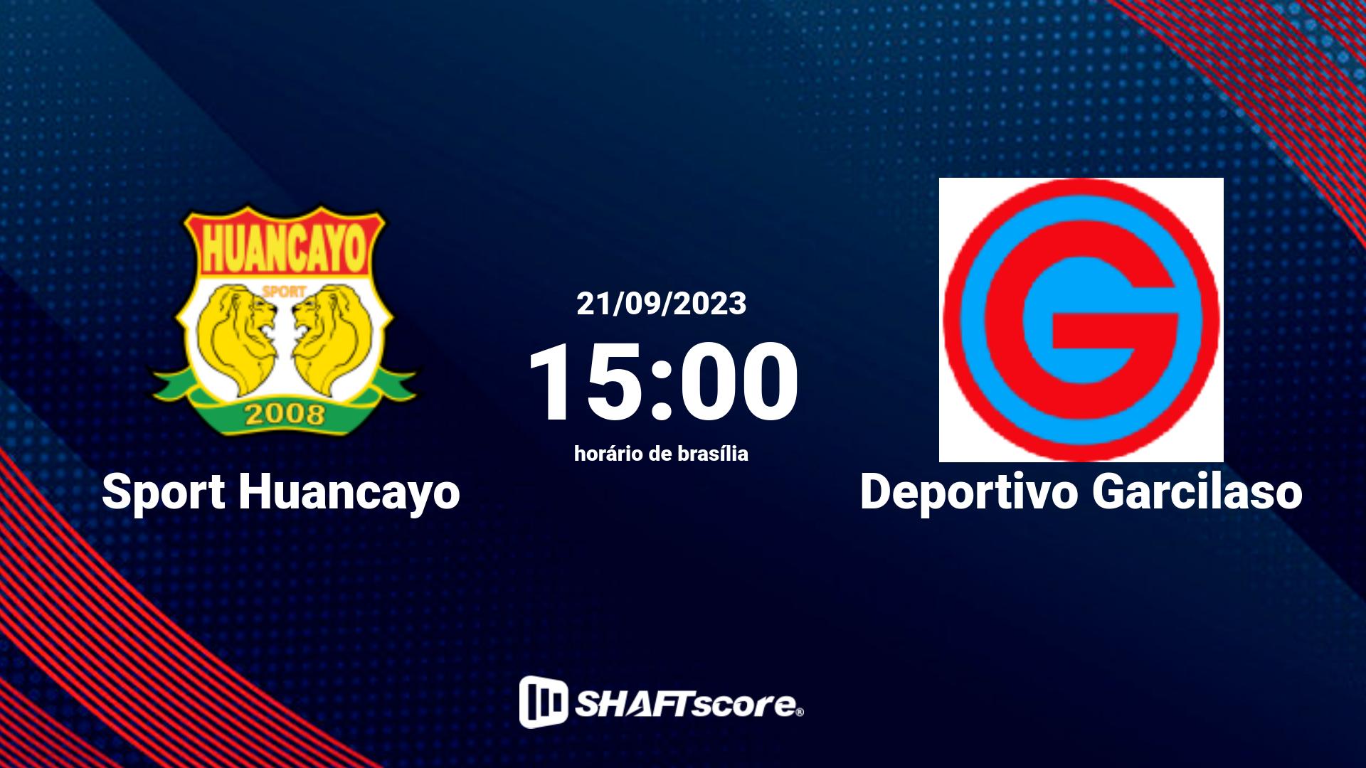 Estatísticas do jogo Sport Huancayo vs Deportivo Garcilaso 21.09 15:00