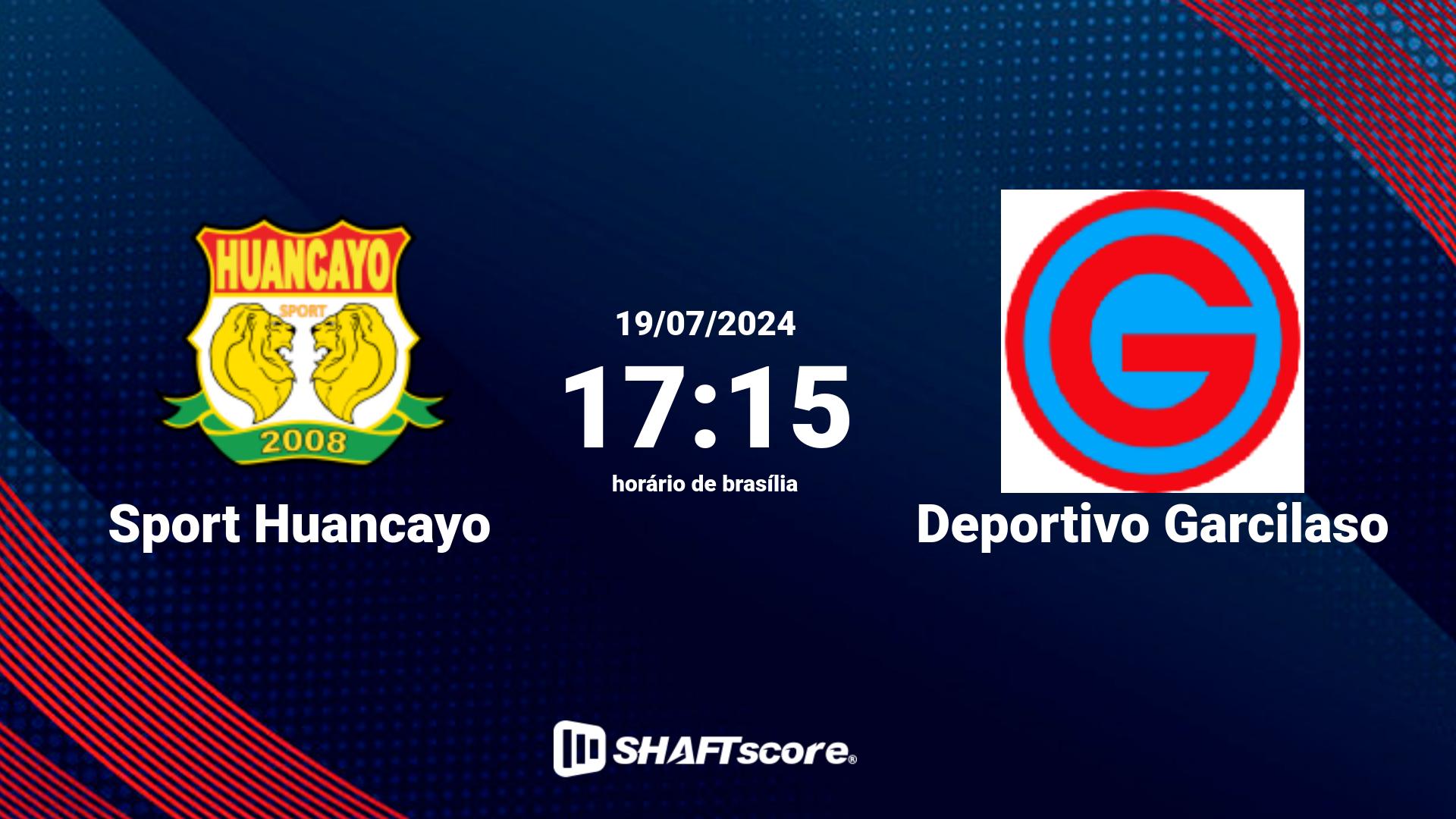 Estatísticas do jogo Sport Huancayo vs Deportivo Garcilaso 19.07 17:15