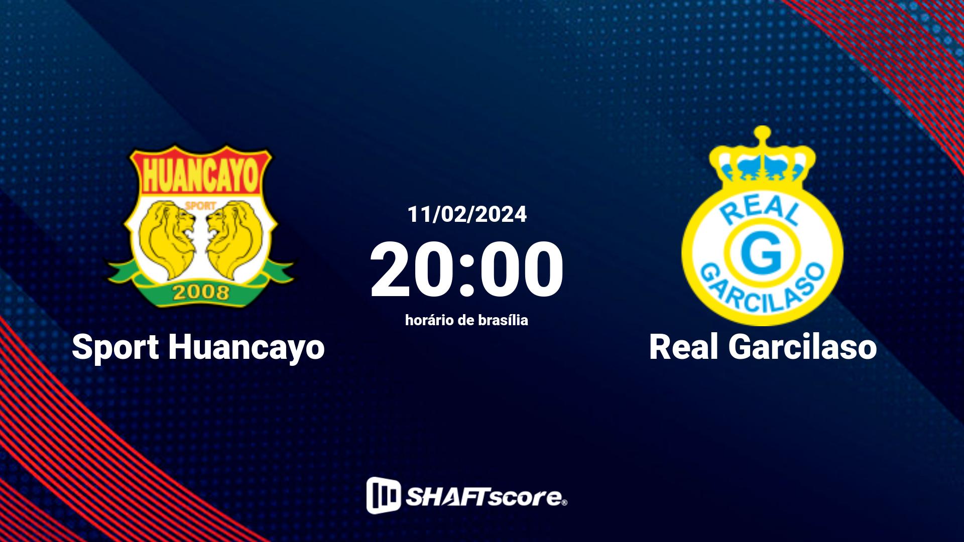 Estatísticas do jogo Sport Huancayo vs Real Garcilaso 11.02 20:00