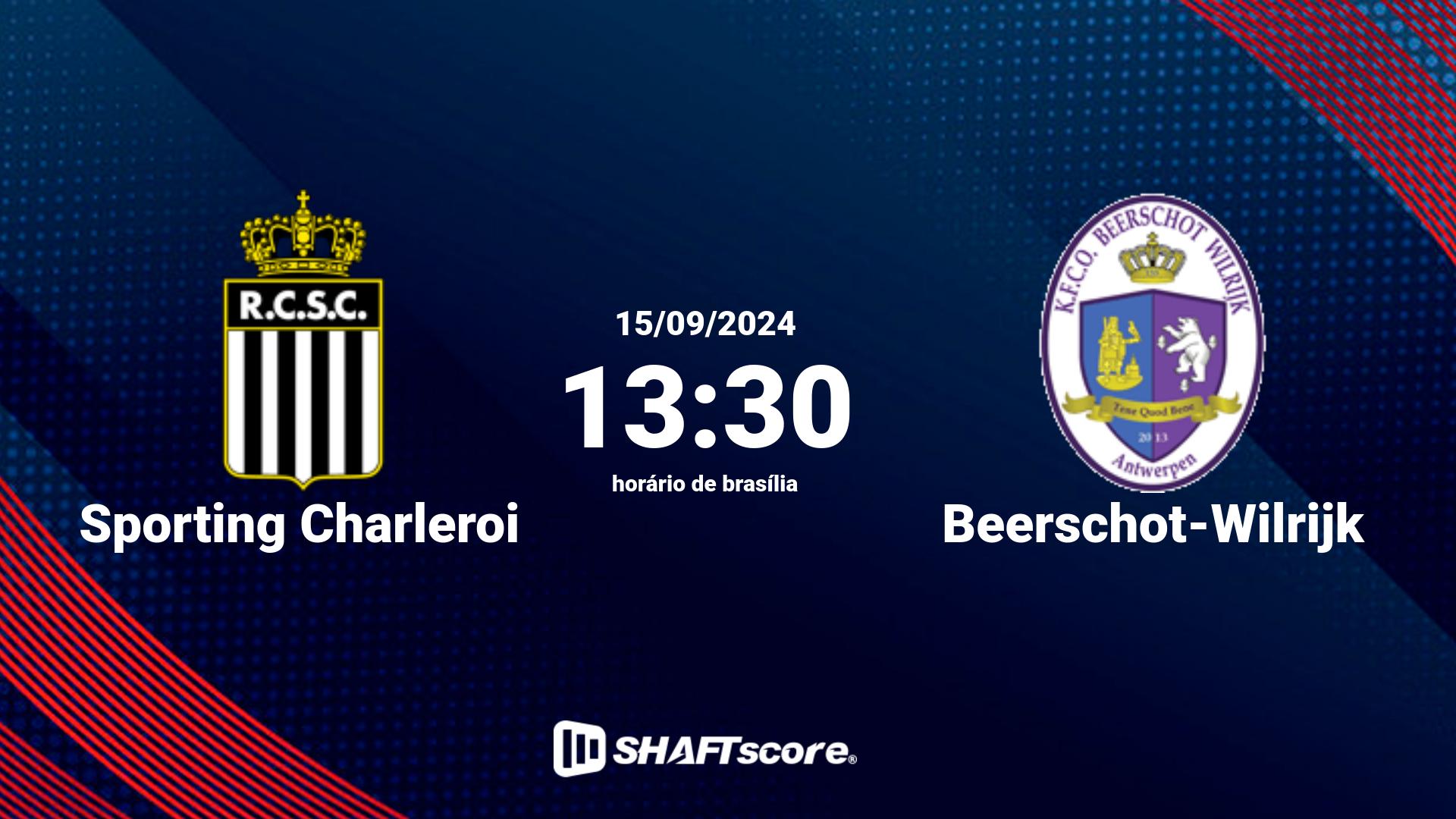 Estatísticas do jogo Sporting Charleroi vs Beerschot-Wilrijk 15.09 13:30