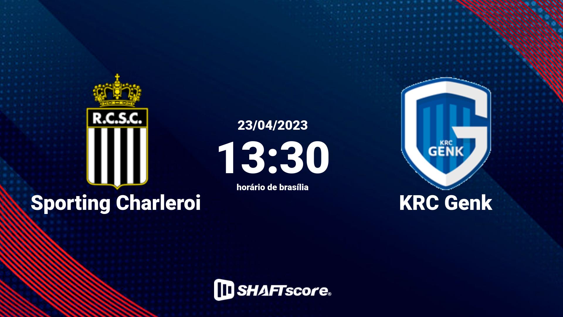 Estatísticas do jogo Sporting Charleroi vs KRC Genk 23.04 13:30