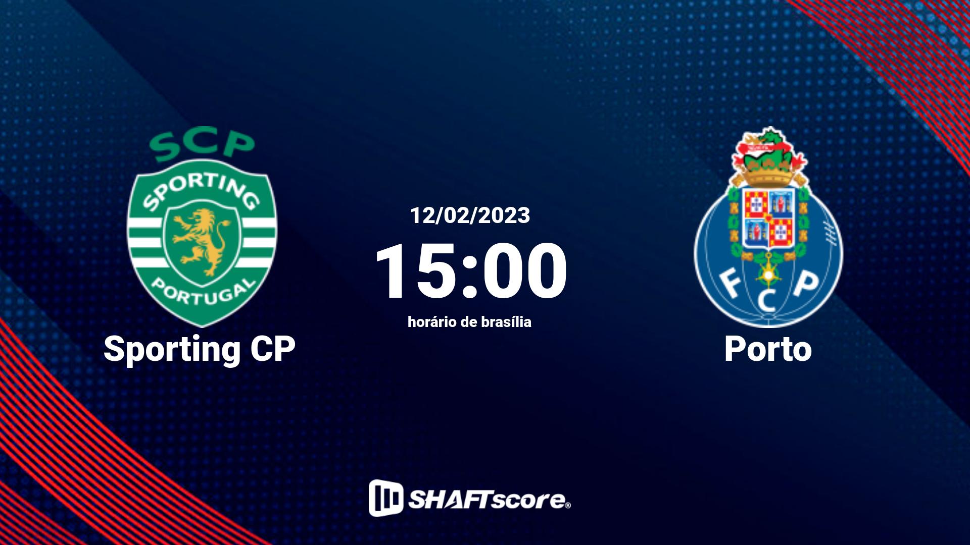 Estatísticas do jogo Sporting CP vs Porto 12.02 15:00