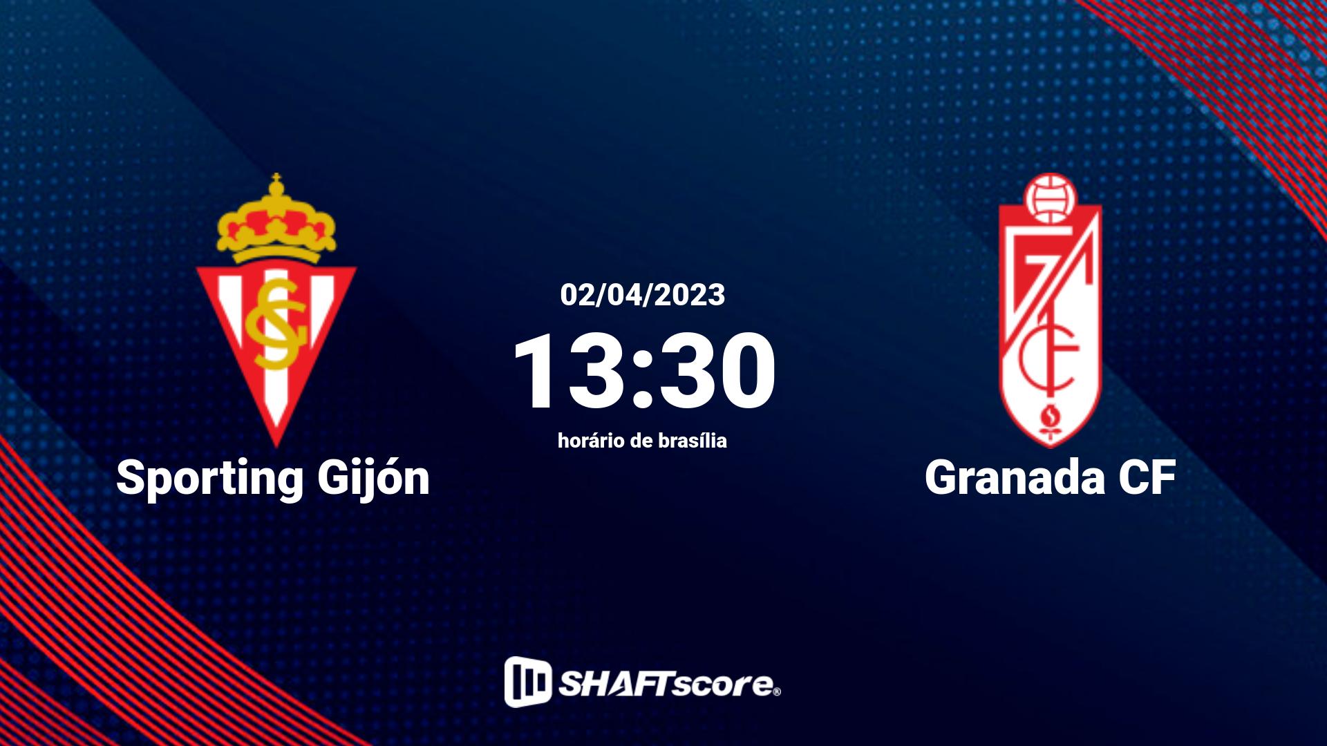 Estatísticas do jogo Sporting Gijón vs Granada CF 02.04 13:30