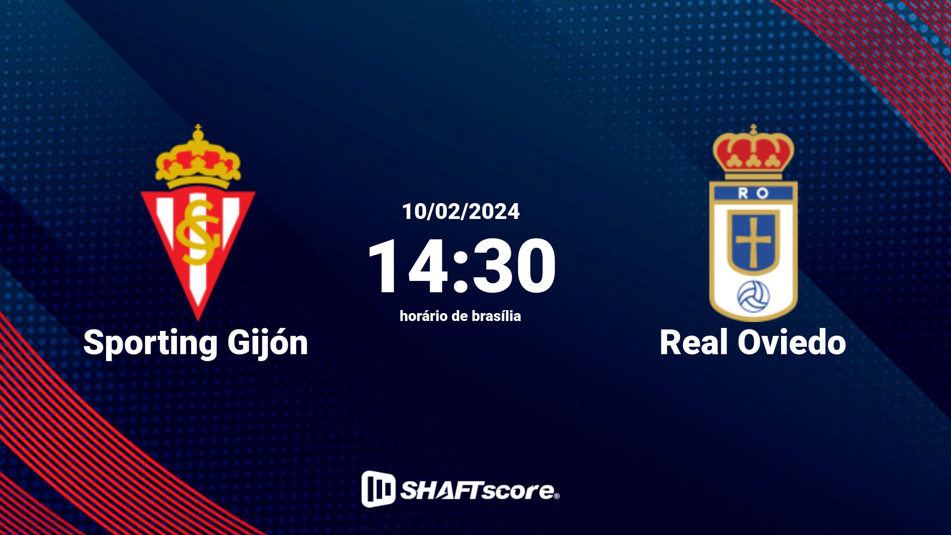 Estatísticas do jogo Sporting Gijón vs Real Oviedo 10.02 14:30