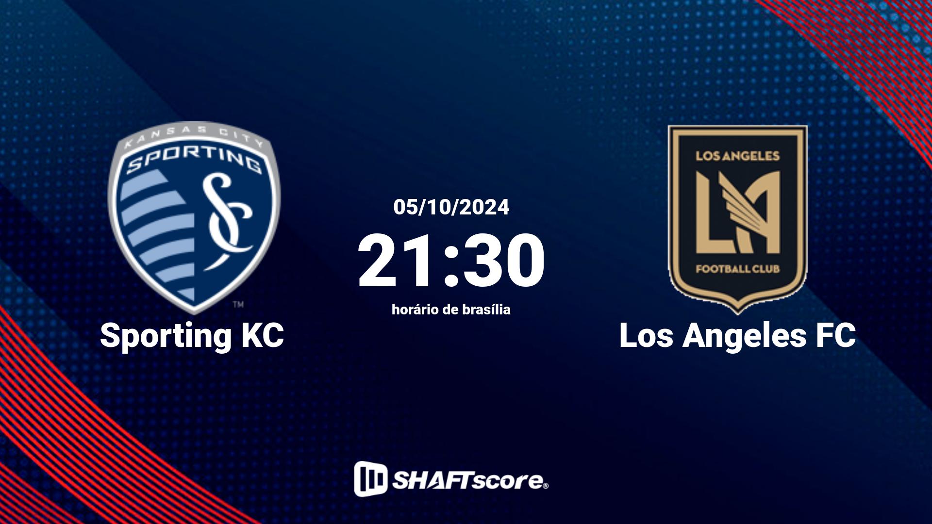 Estatísticas do jogo Sporting KC vs Los Angeles FC 05.10 21:30