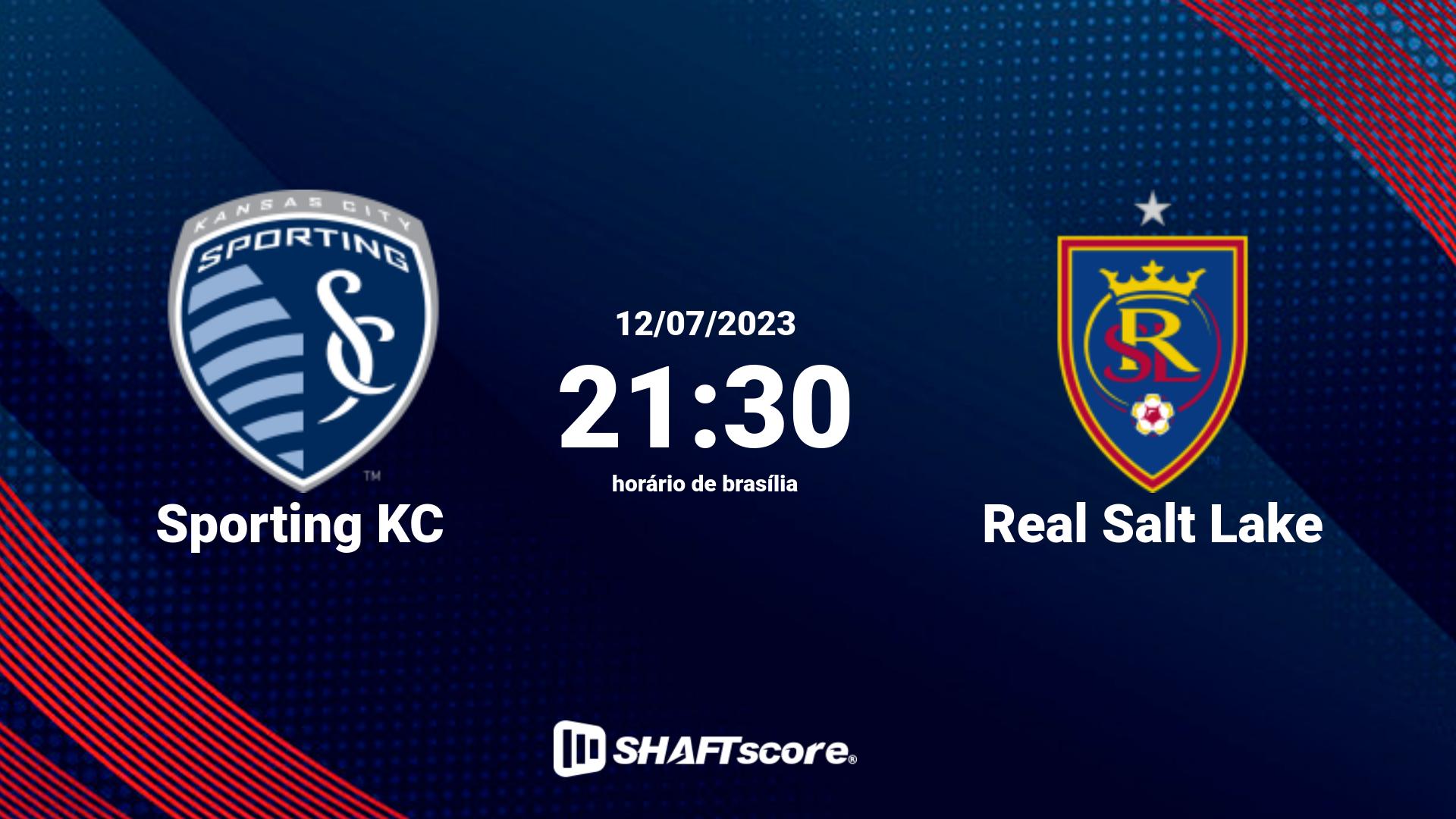 Estatísticas do jogo Sporting KC vs Real Salt Lake 12.07 21:30