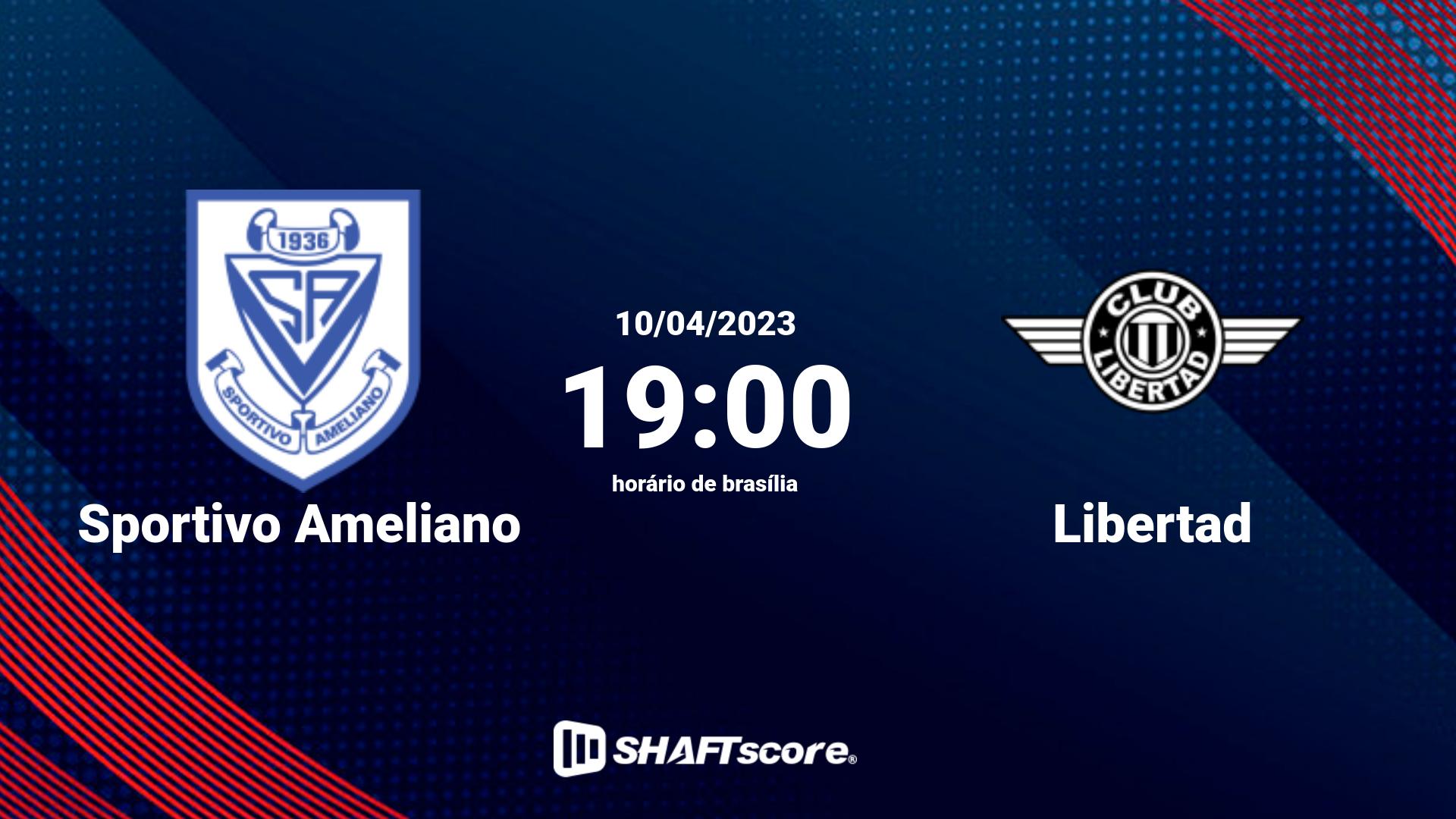 Estatísticas do jogo Sportivo Ameliano vs Libertad 10.04 19:00