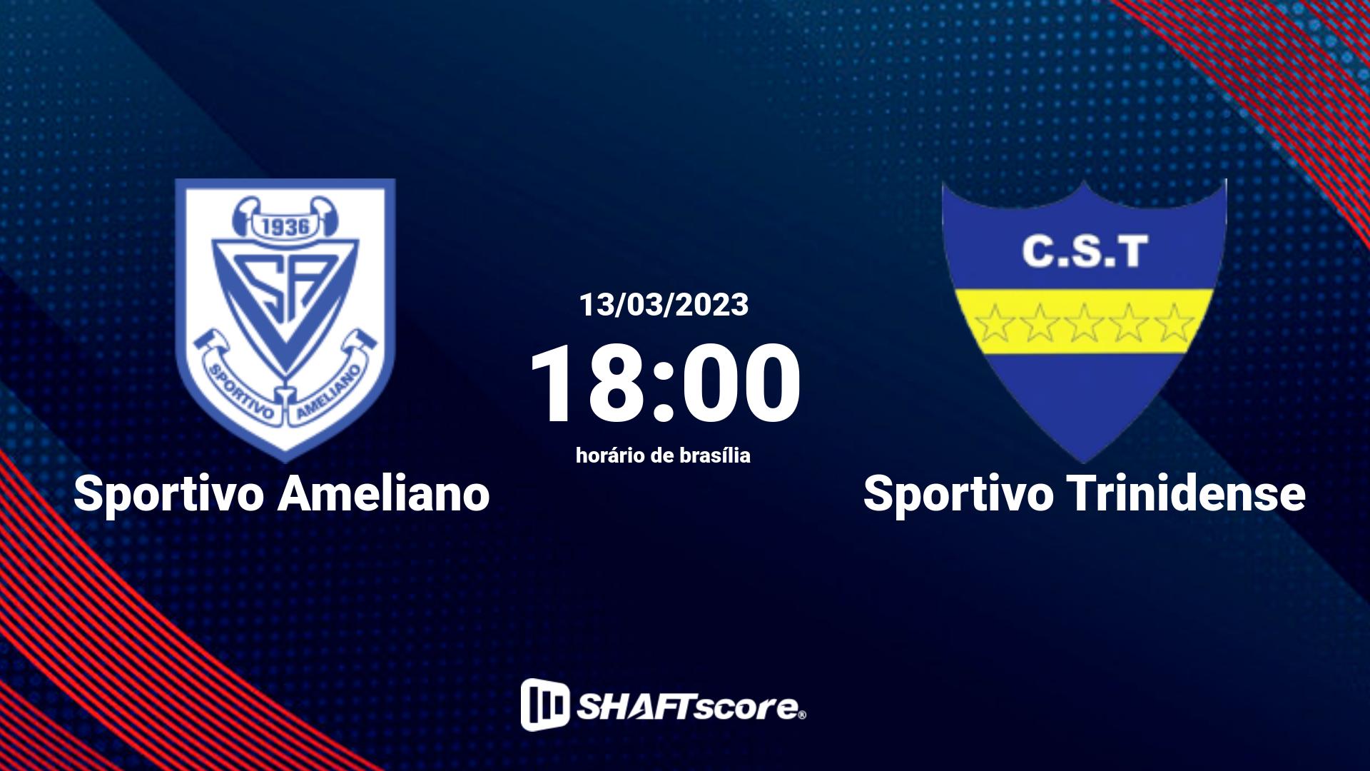 Estatísticas do jogo Sportivo Ameliano vs Sportivo Trinidense 13.03 18:00