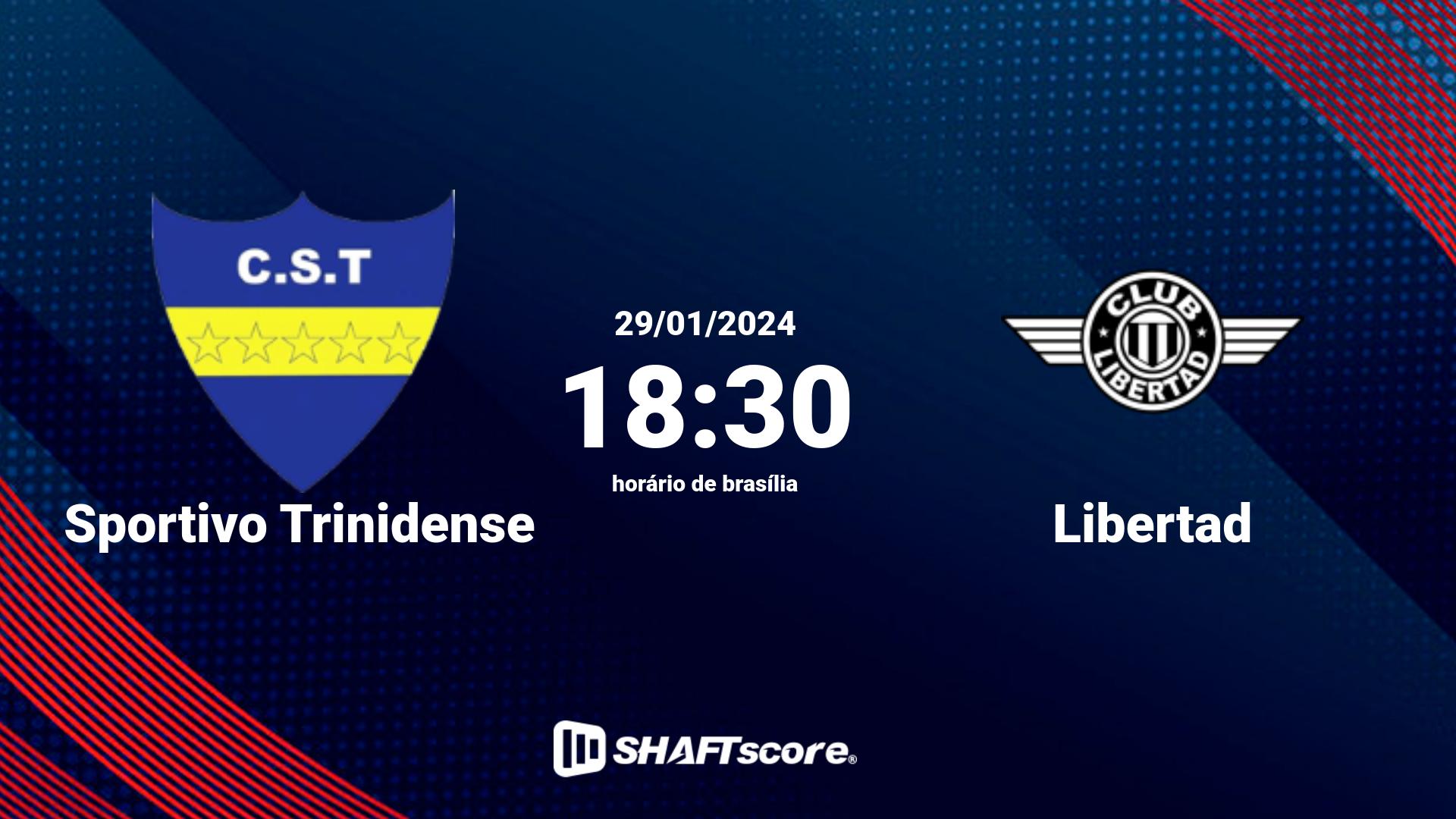 Estatísticas do jogo Sportivo Trinidense vs Libertad 29.01 18:30