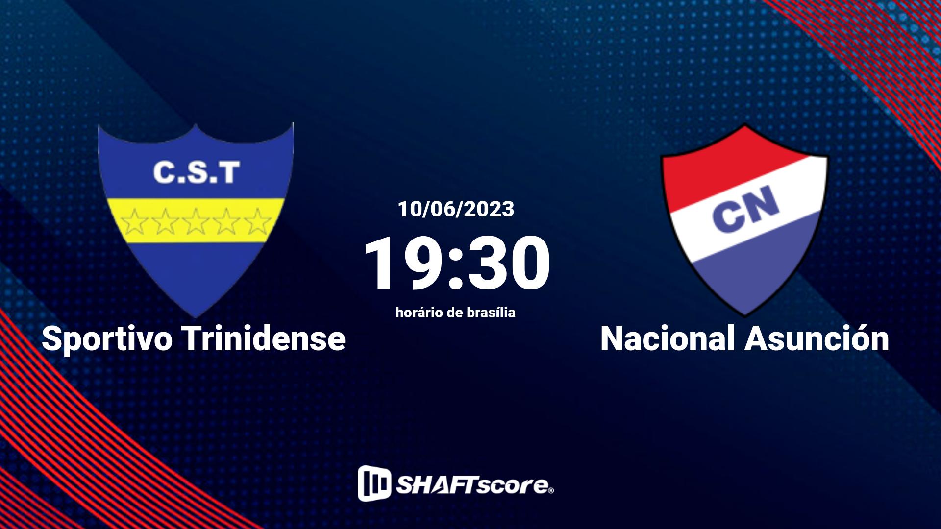 Estatísticas do jogo Sportivo Trinidense vs Nacional Asunción 10.06 19:30