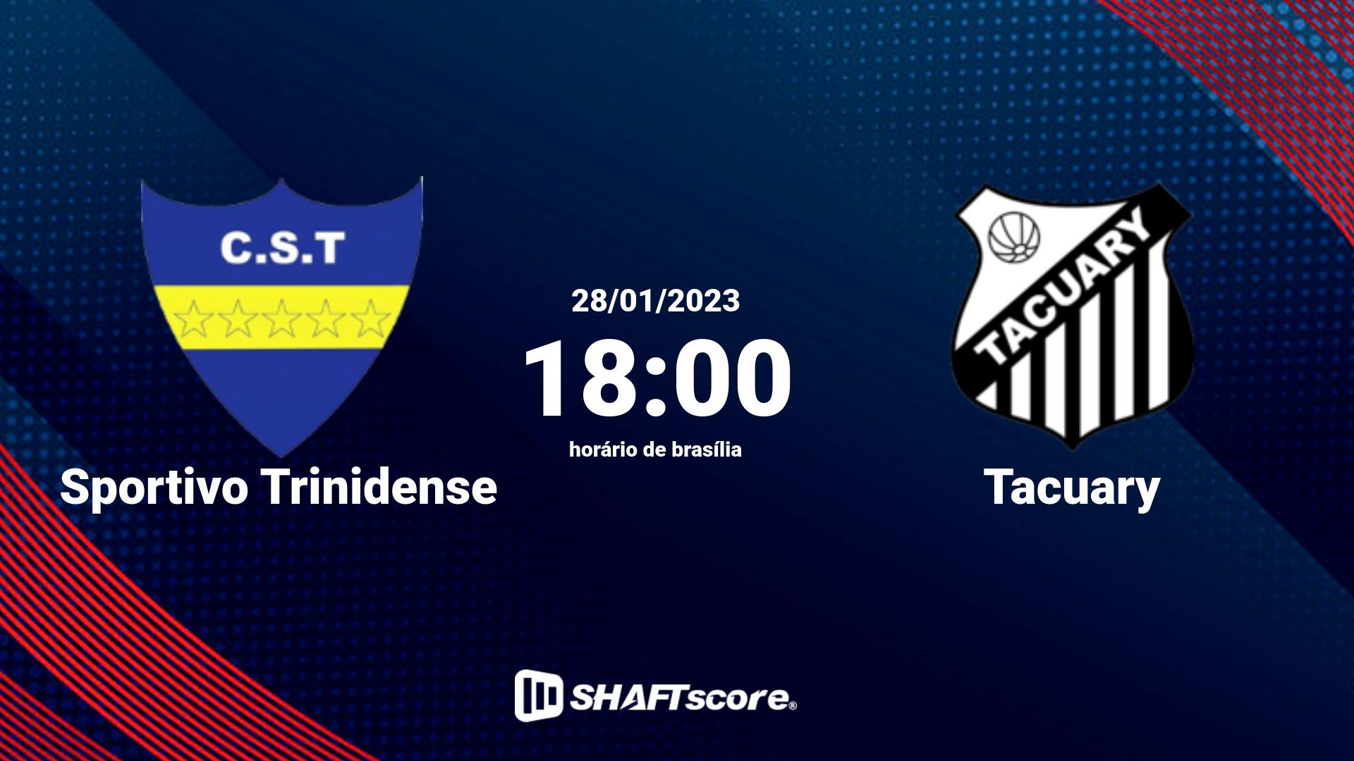 Estatísticas do jogo Sportivo Trinidense vs Tacuary 28.01 18:00