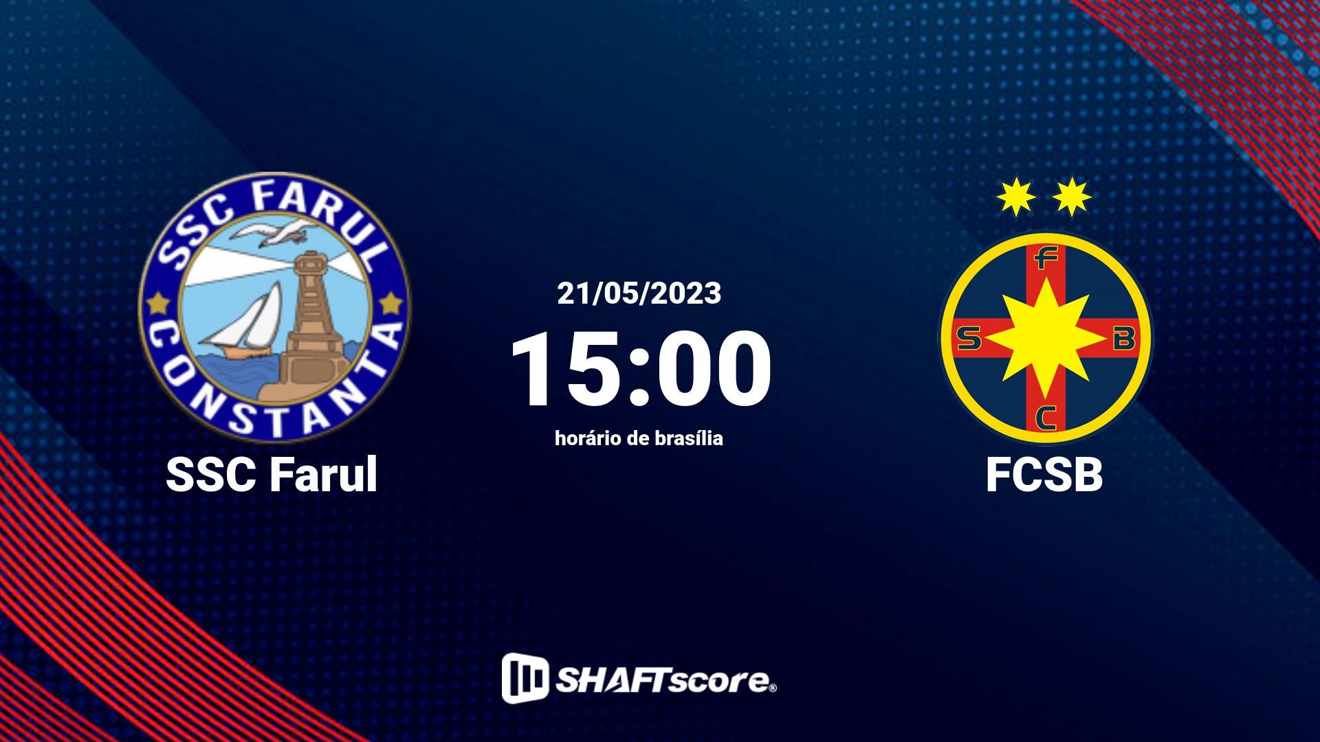 Estatísticas do jogo SSC Farul vs FCSB 21.05 15:00