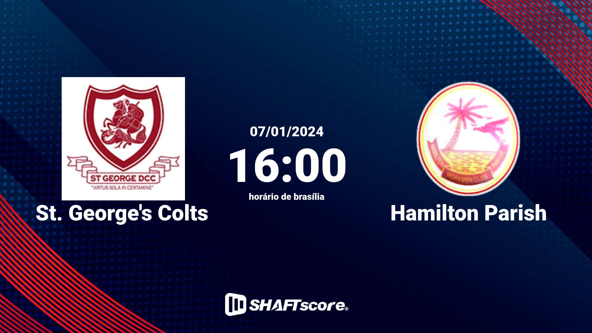 Estatísticas do jogo St. George's Colts vs Hamilton Parish 07.01 16:00