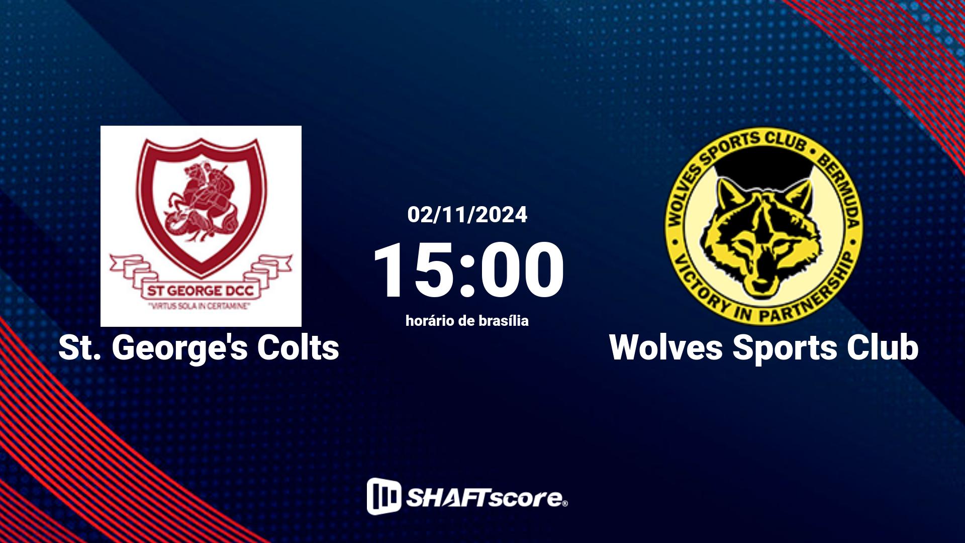 Estatísticas do jogo St. George's Colts vs Wolves Sports Club 02.11 15:00